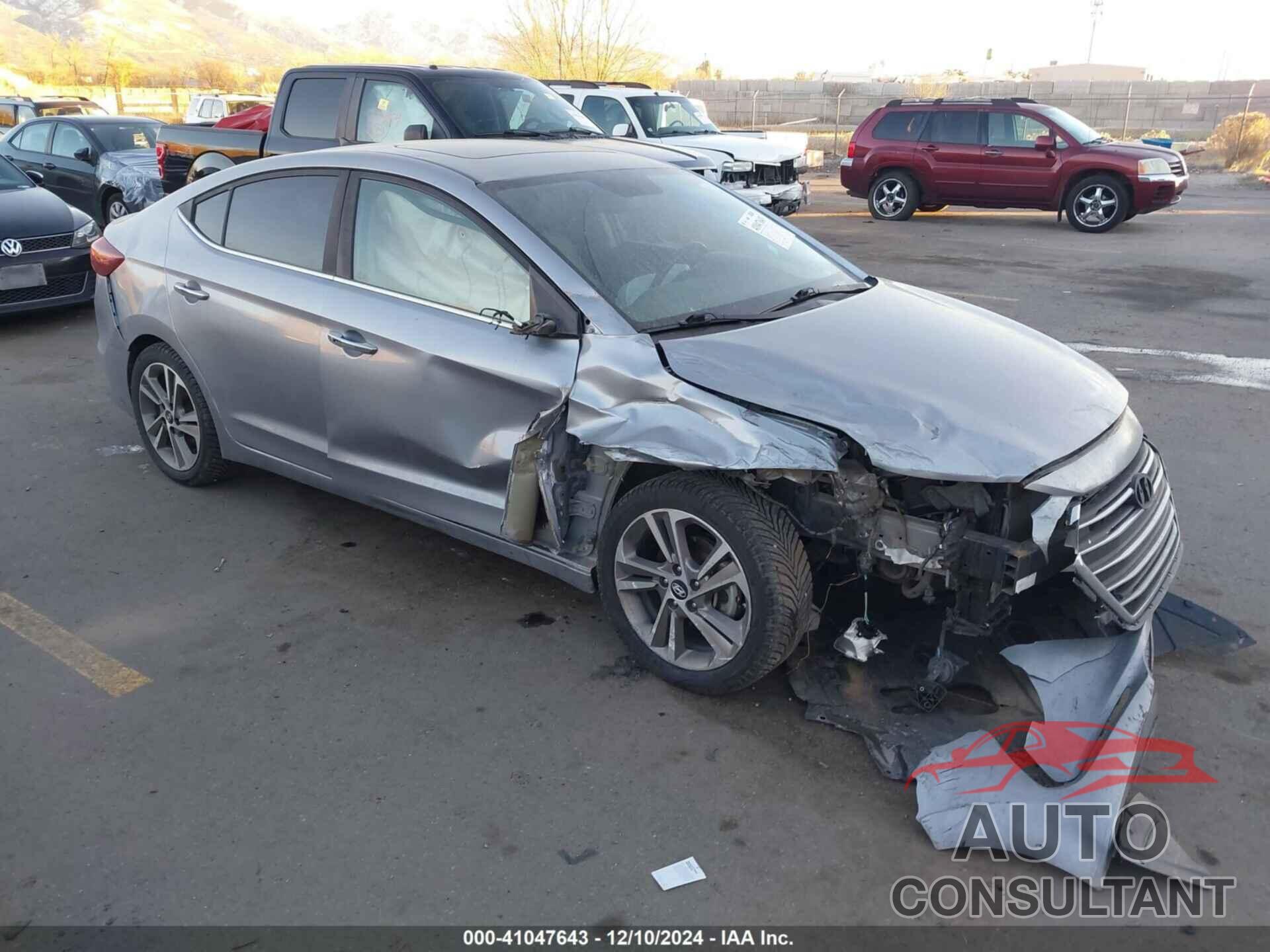 HYUNDAI ELANTRA 2017 - 5NPD84LF2HH040676