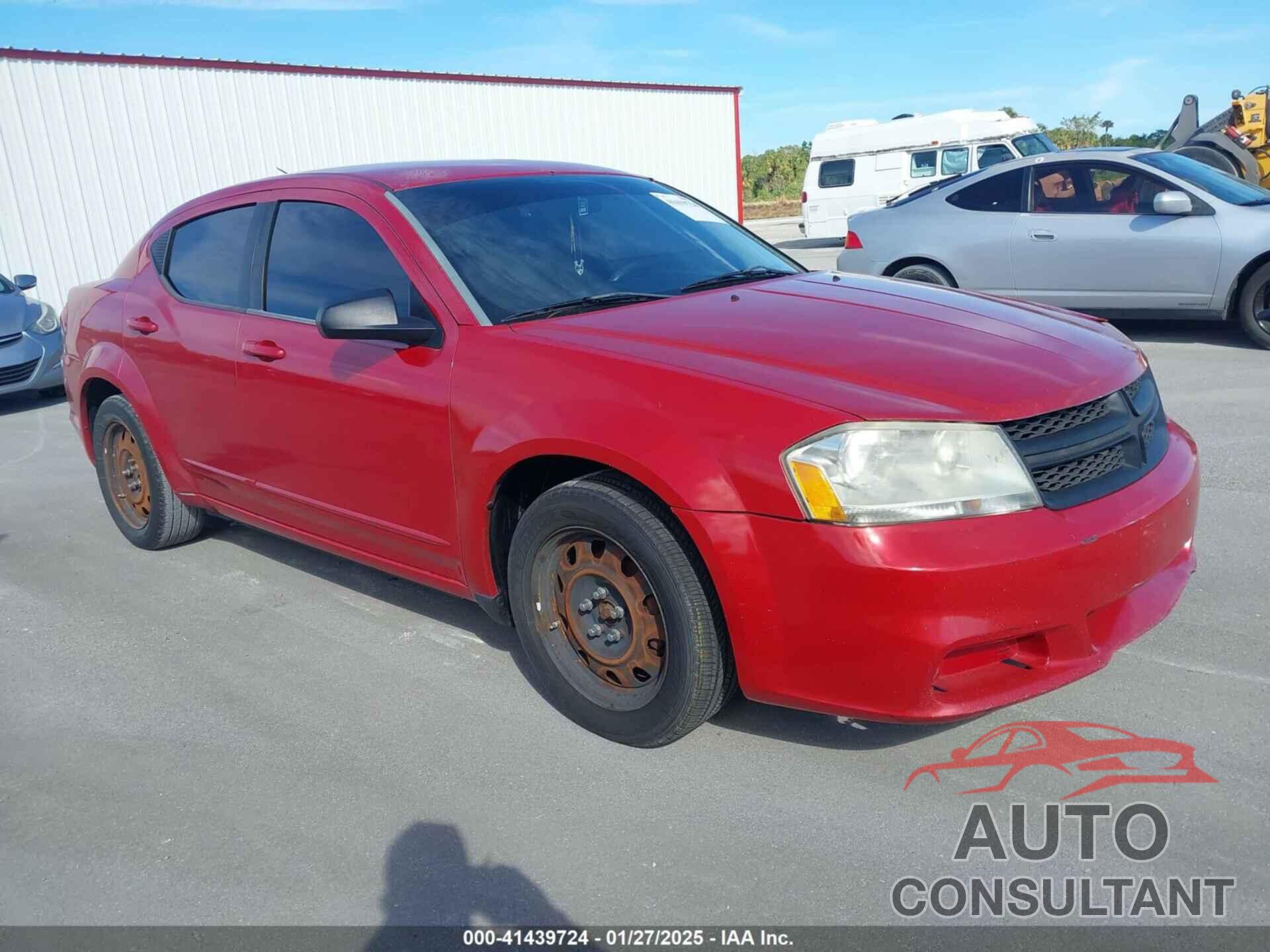 DODGE AVENGER 2013 - 1C3CDZAB8DN588992