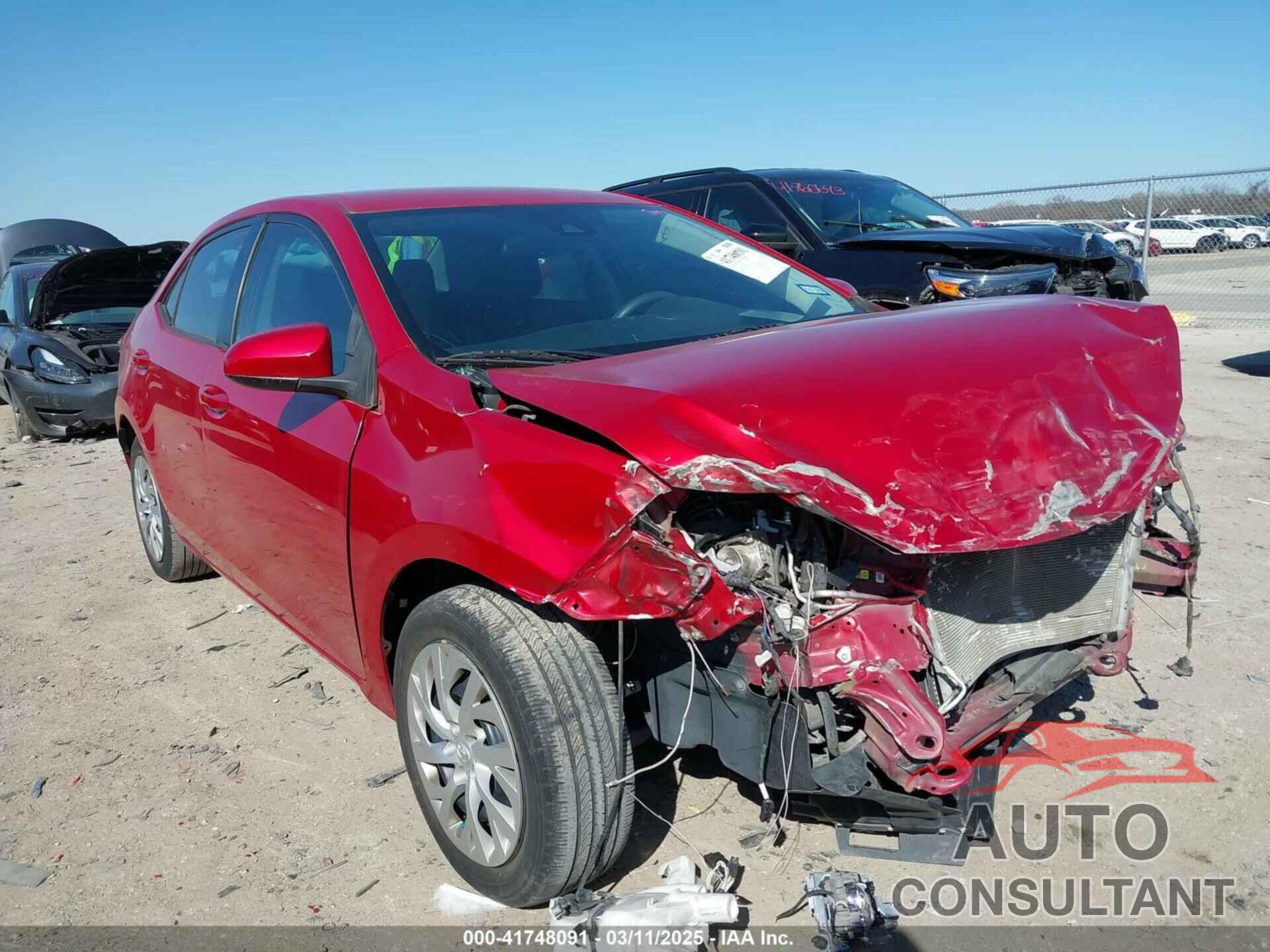 TOYOTA COROLLA 2017 - 2T1BURHE3HC950579