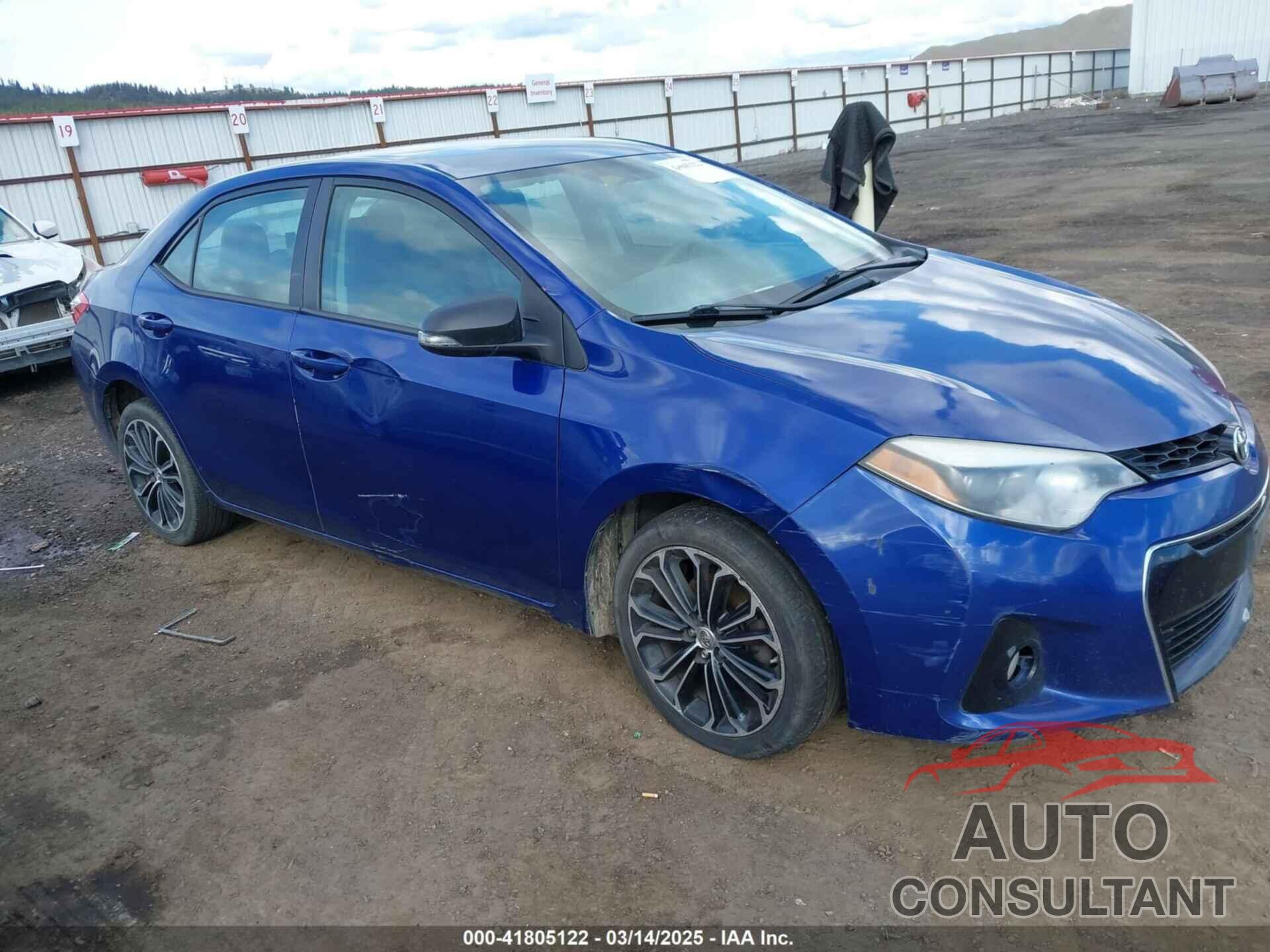 TOYOTA COROLLA 2014 - 5YFBURHE9EP020441
