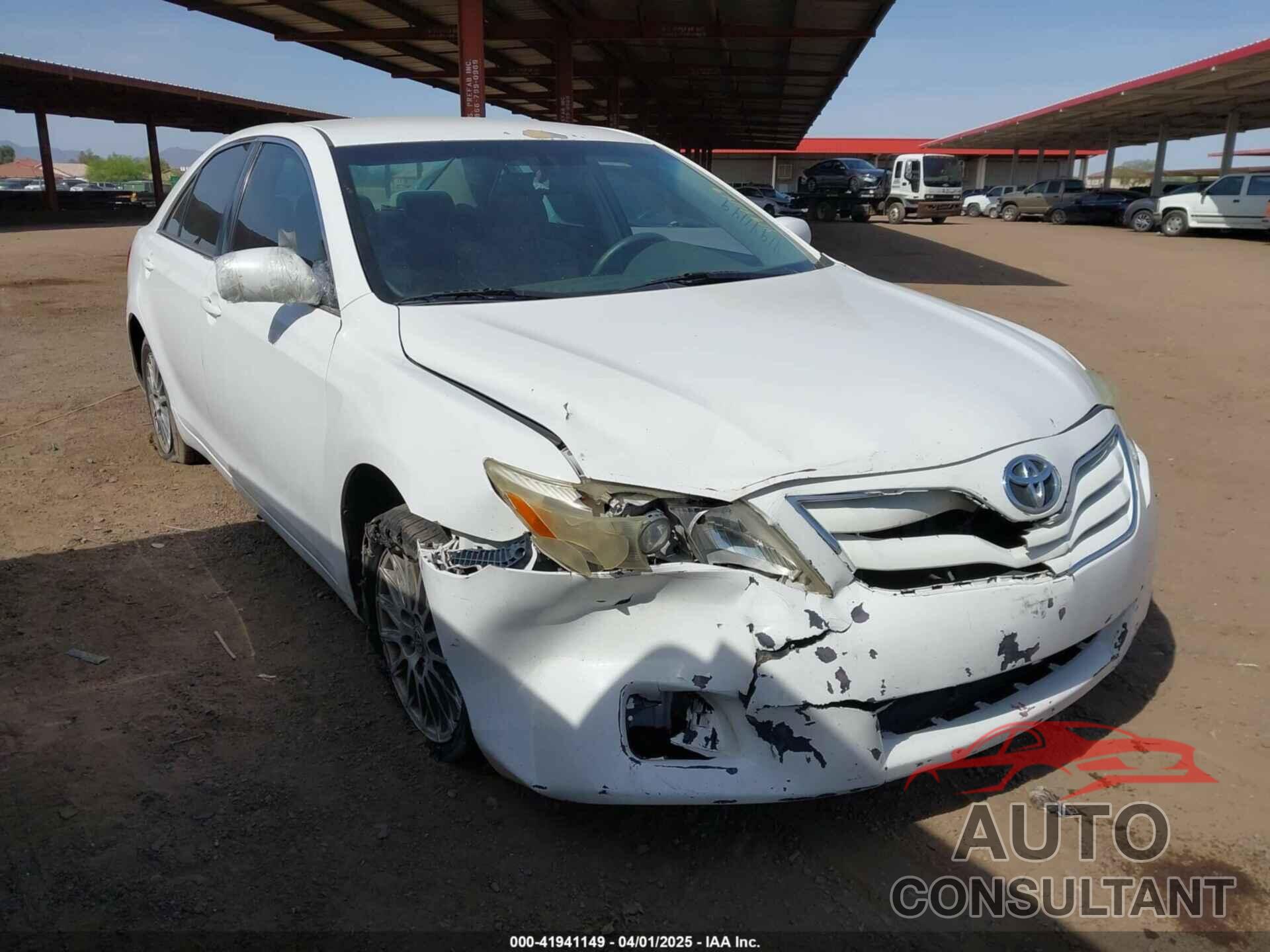 TOYOTA CAMRY 2010 - JTNBF3EK3A3003537