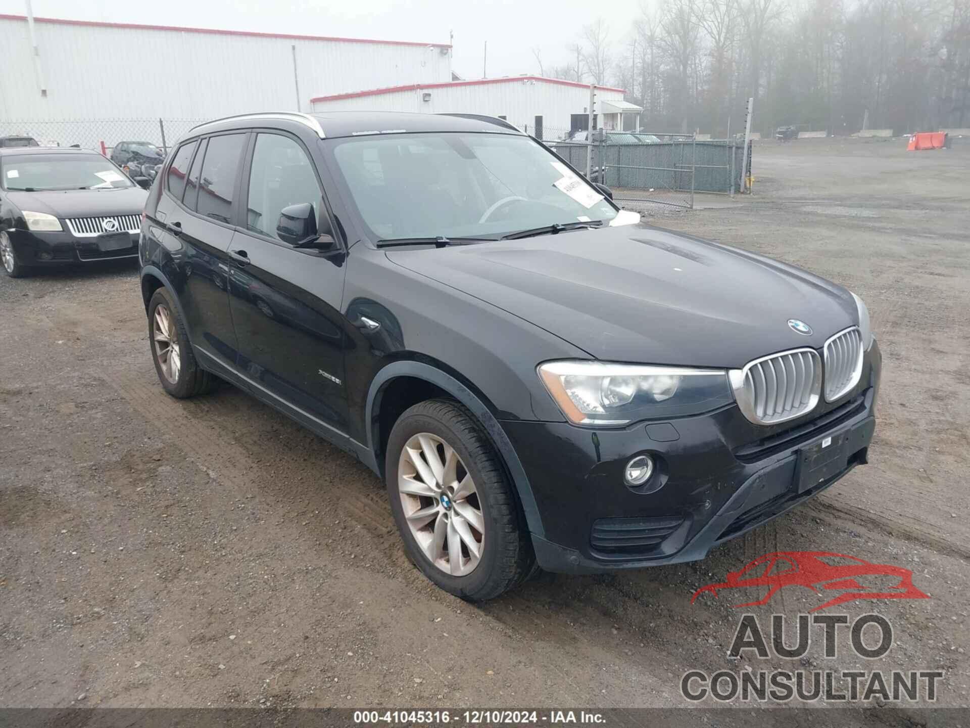 BMW X3 2016 - 5UXWX9C50G0D85170