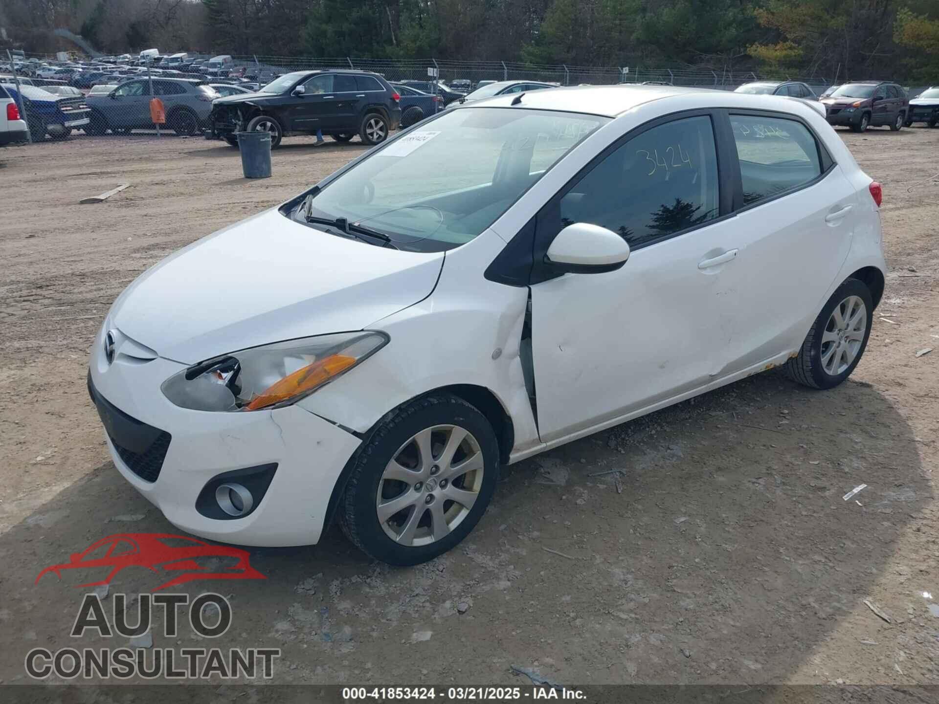 MAZDA MAZDA2 2012 - JM1DE1LY2C0142624