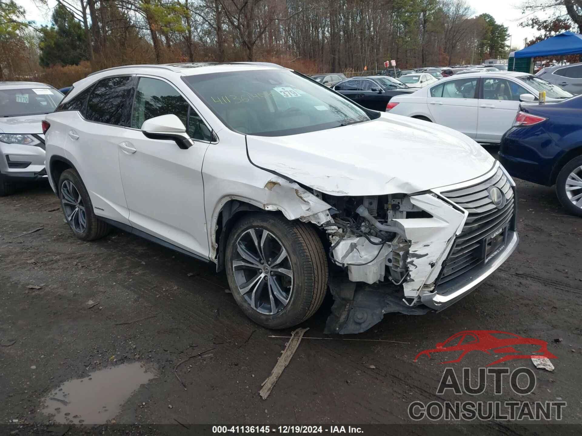 LEXUS RX 450H 2017 - 2T2BGMCA5HC015395