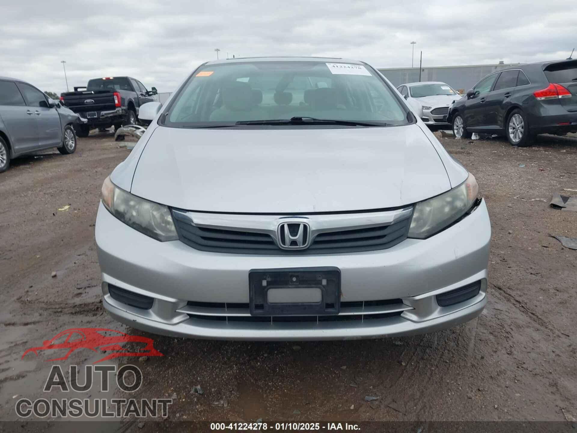 HONDA CIVIC 2012 - 19XFB2F86CE014140
