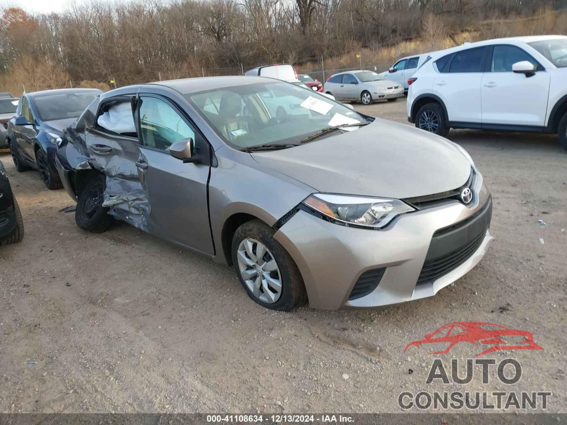 TOYOTA COROLLA 2016 - 2T1BURHE4GC625115