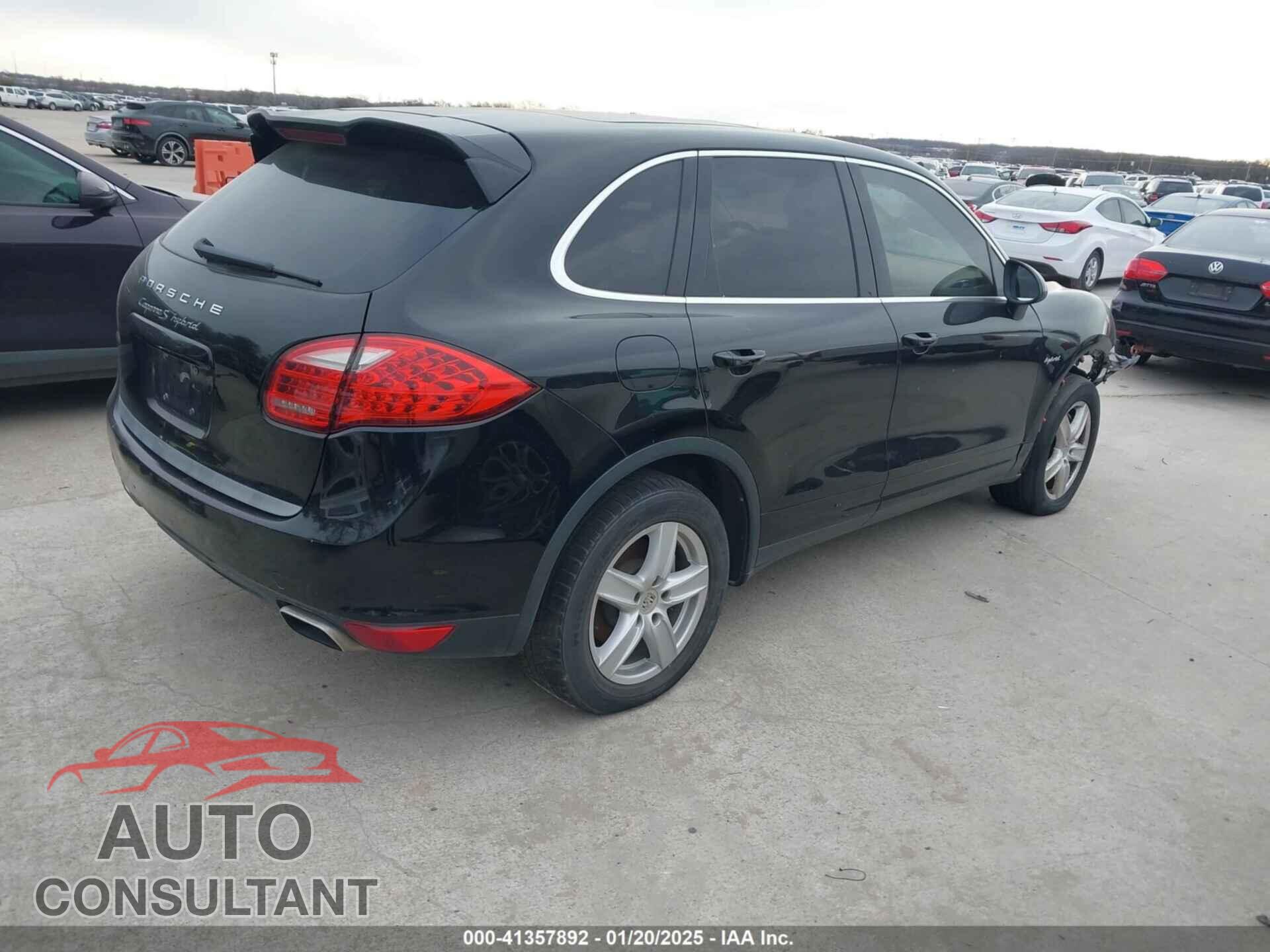PORSCHE CAYENNE HYBRID 2012 - WP1AE2A25CLA92242