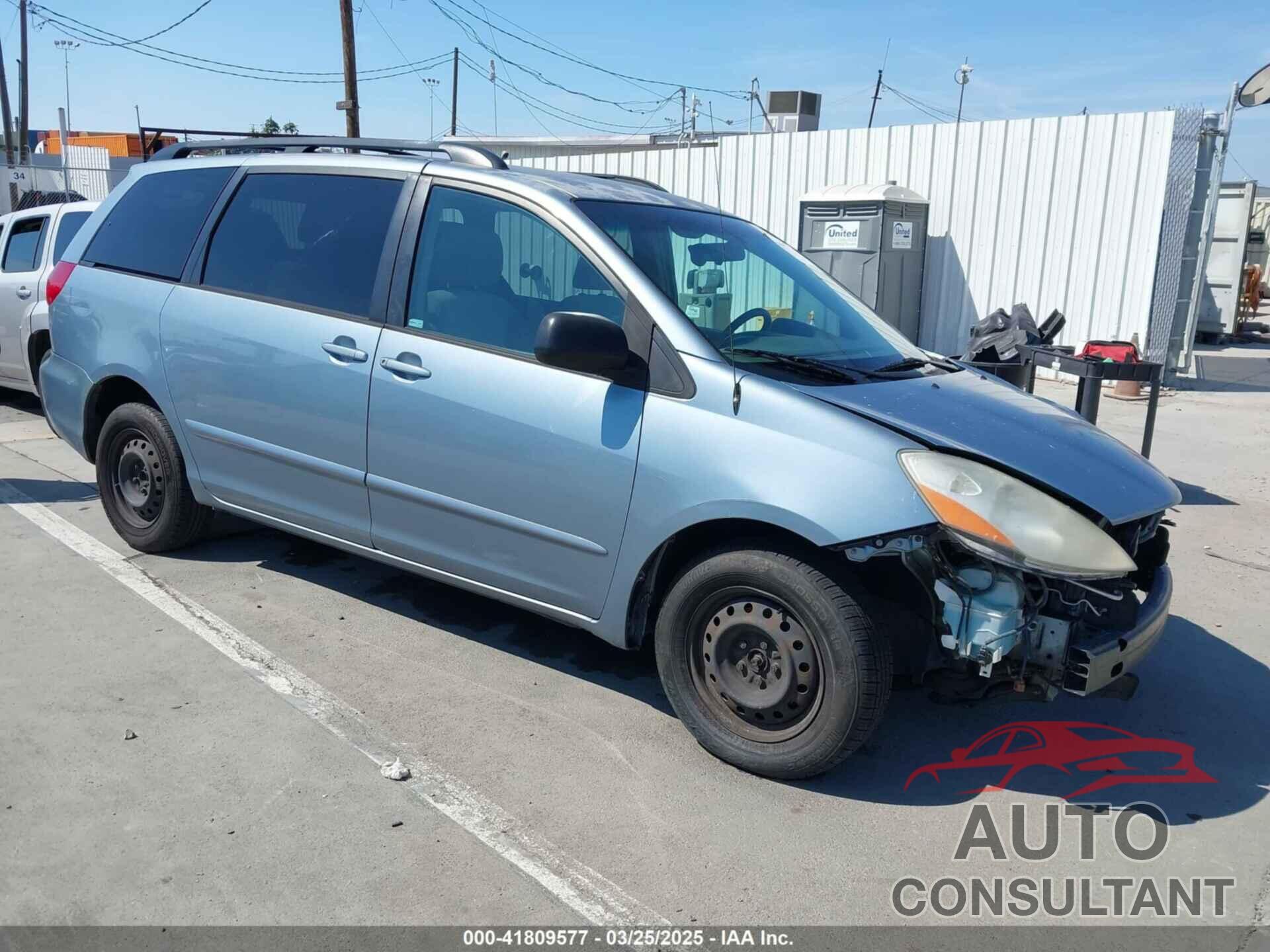 TOYOTA SIENNA 2010 - 5TDKK4CCXAS332266