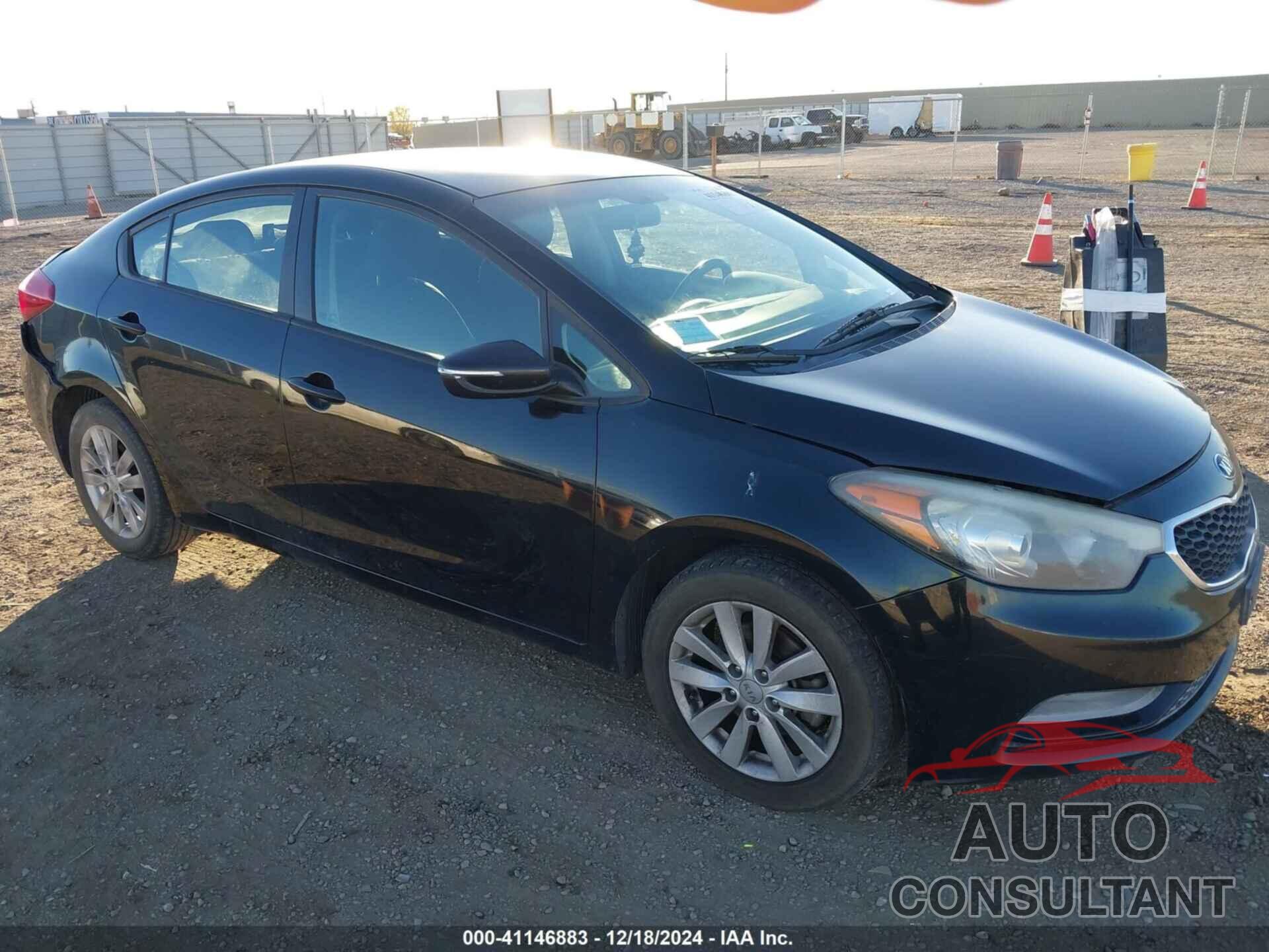 KIA FORTE 2014 - KNAFX4A65E5220127