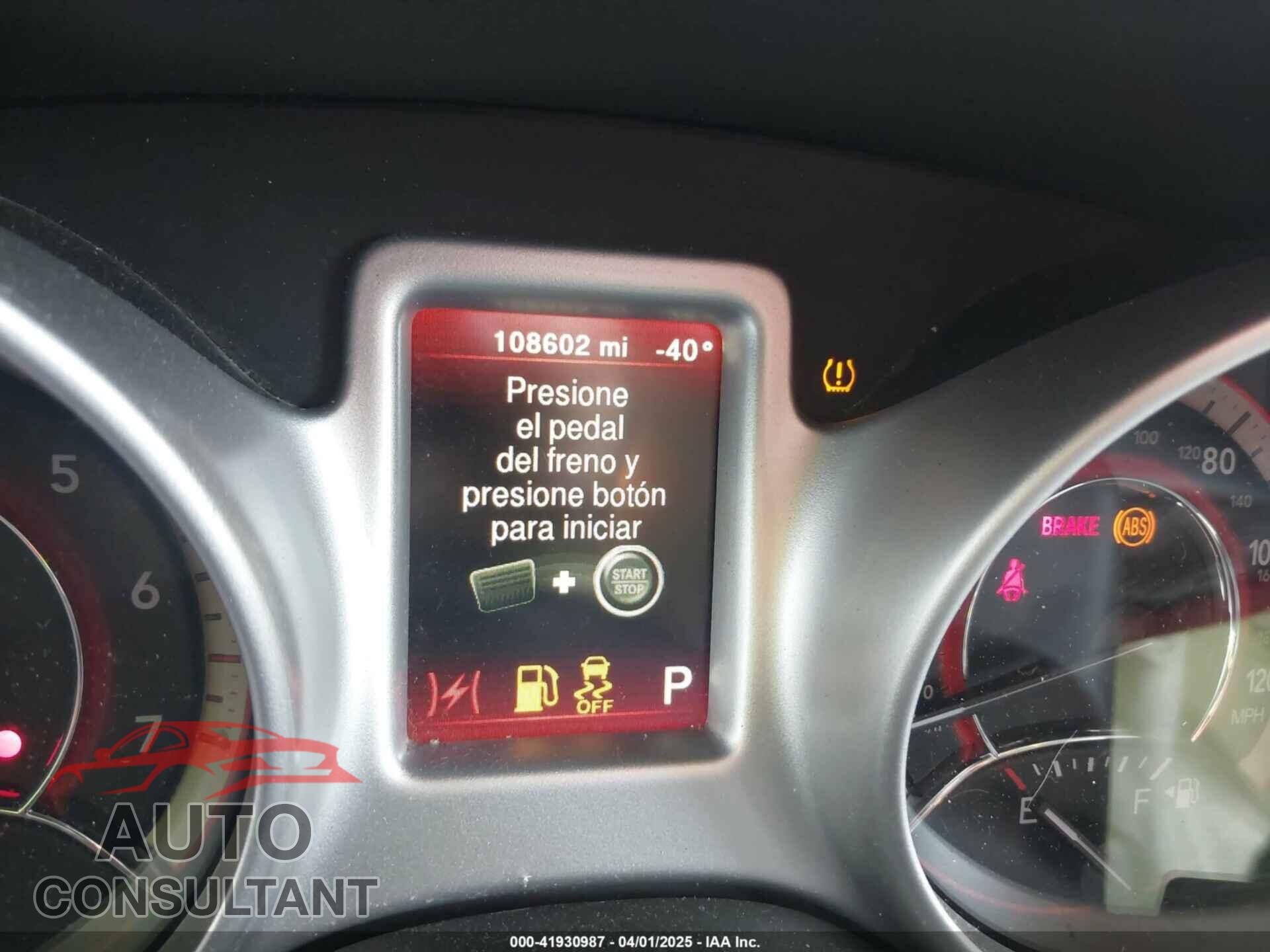 DODGE JOURNEY 2017 - 3C4PDCAB1HT708406