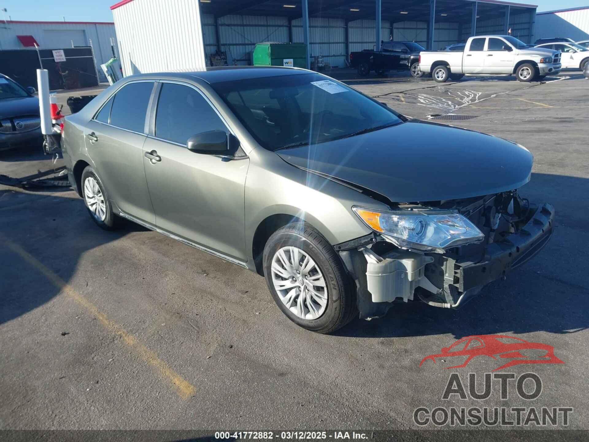 TOYOTA CAMRY 2013 - 4T4BF1FK0DR287572