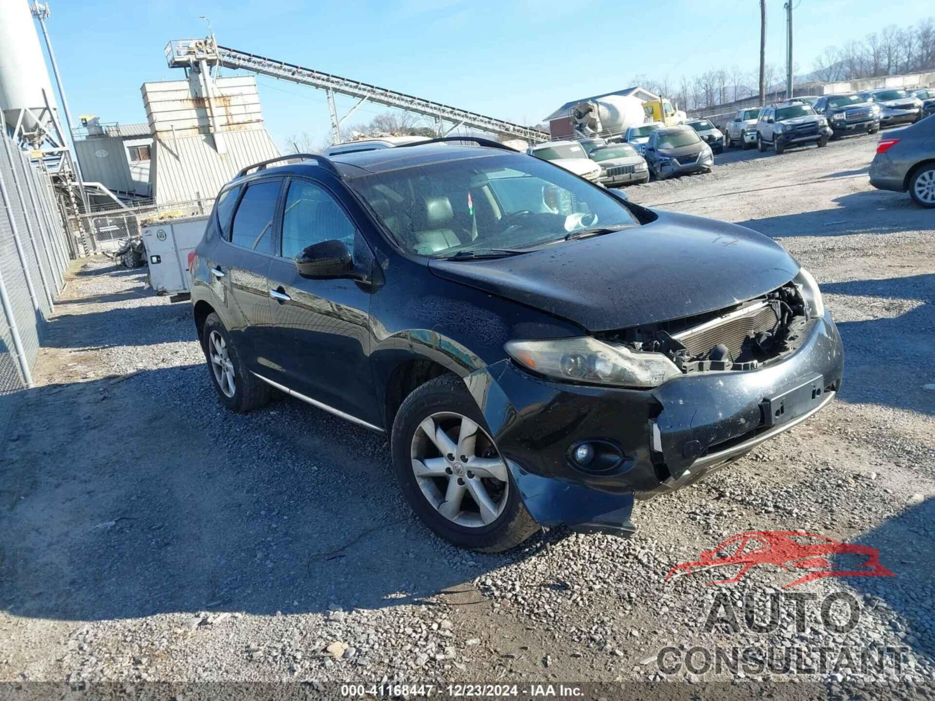 NISSAN MURANO 2009 - JN8AZ18W09W143988