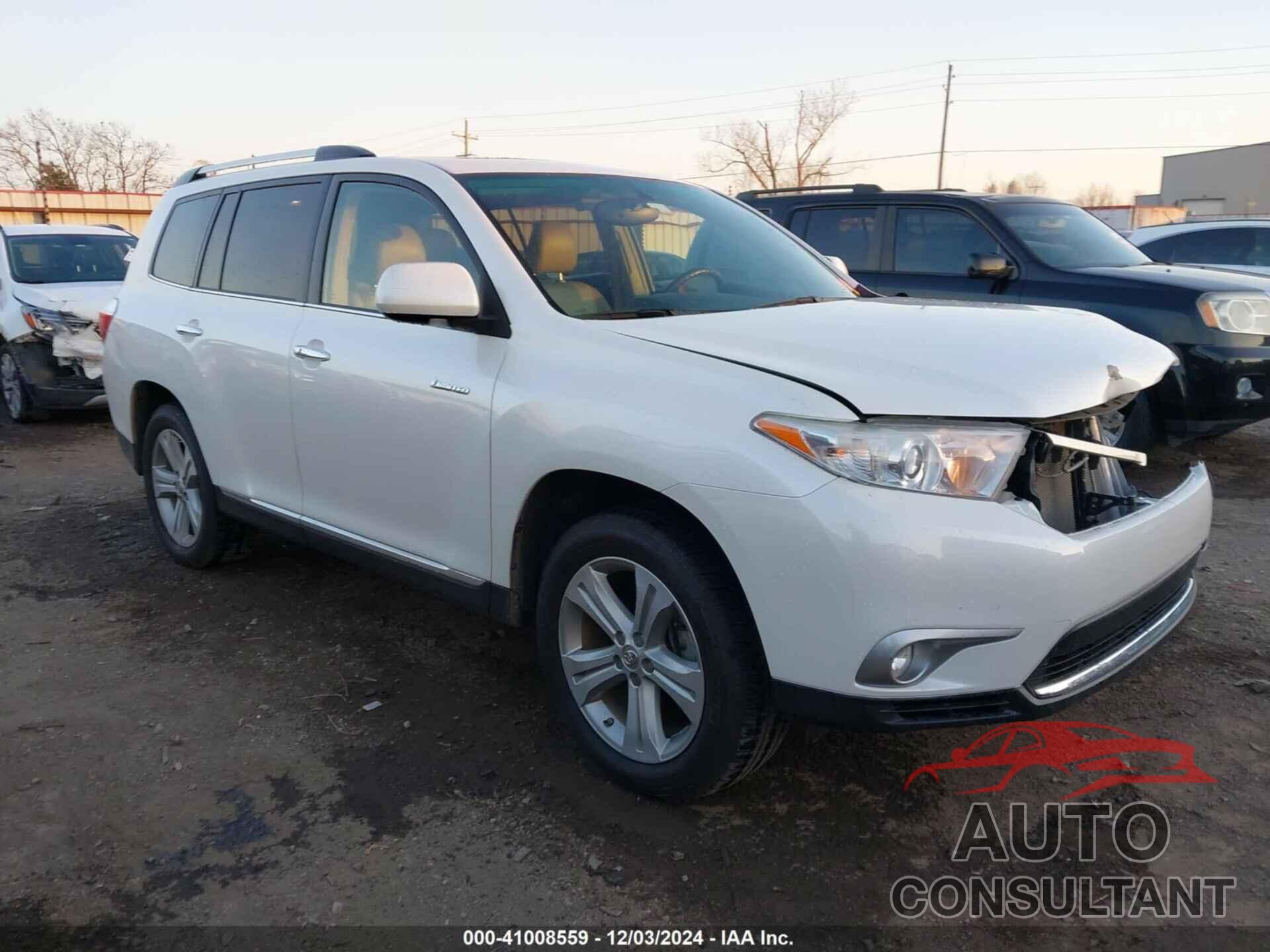 TOYOTA HIGHLANDER 2013 - 5TDYK3EH3DS124781