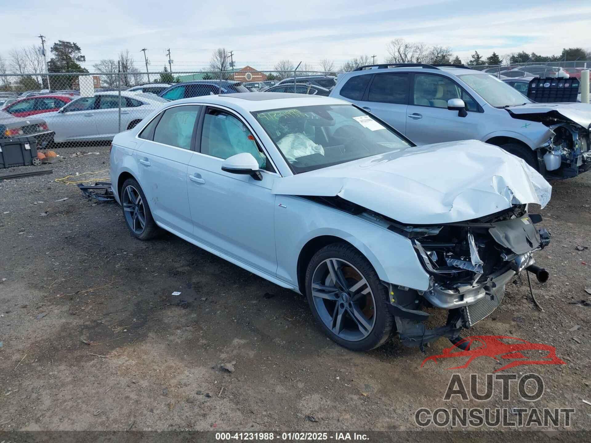 AUDI A4 2018 - WAUENAF45JA166739