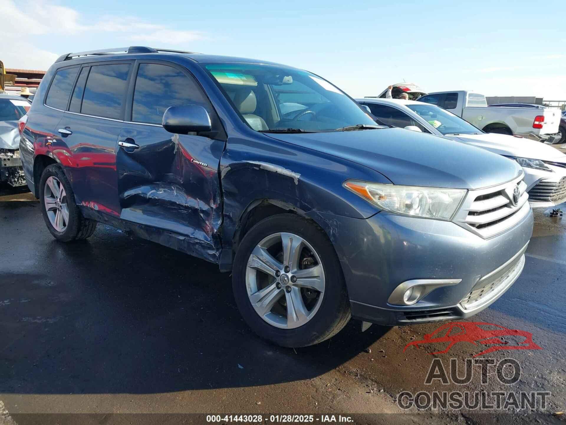 TOYOTA HIGHLANDER 2013 - 5TDYK3EH0DS106724