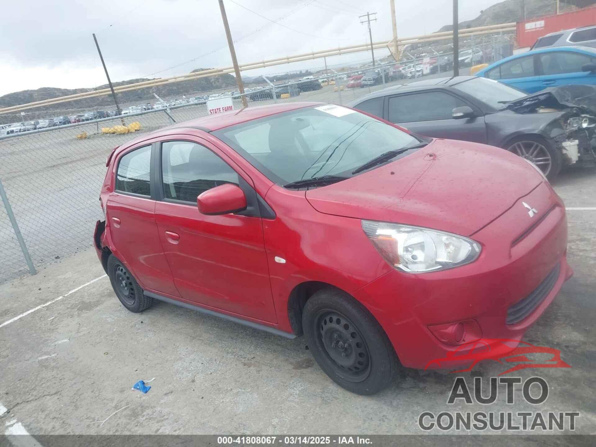 MITSUBISHI MIRAGE 2015 - ML32A3HJ7FH047544