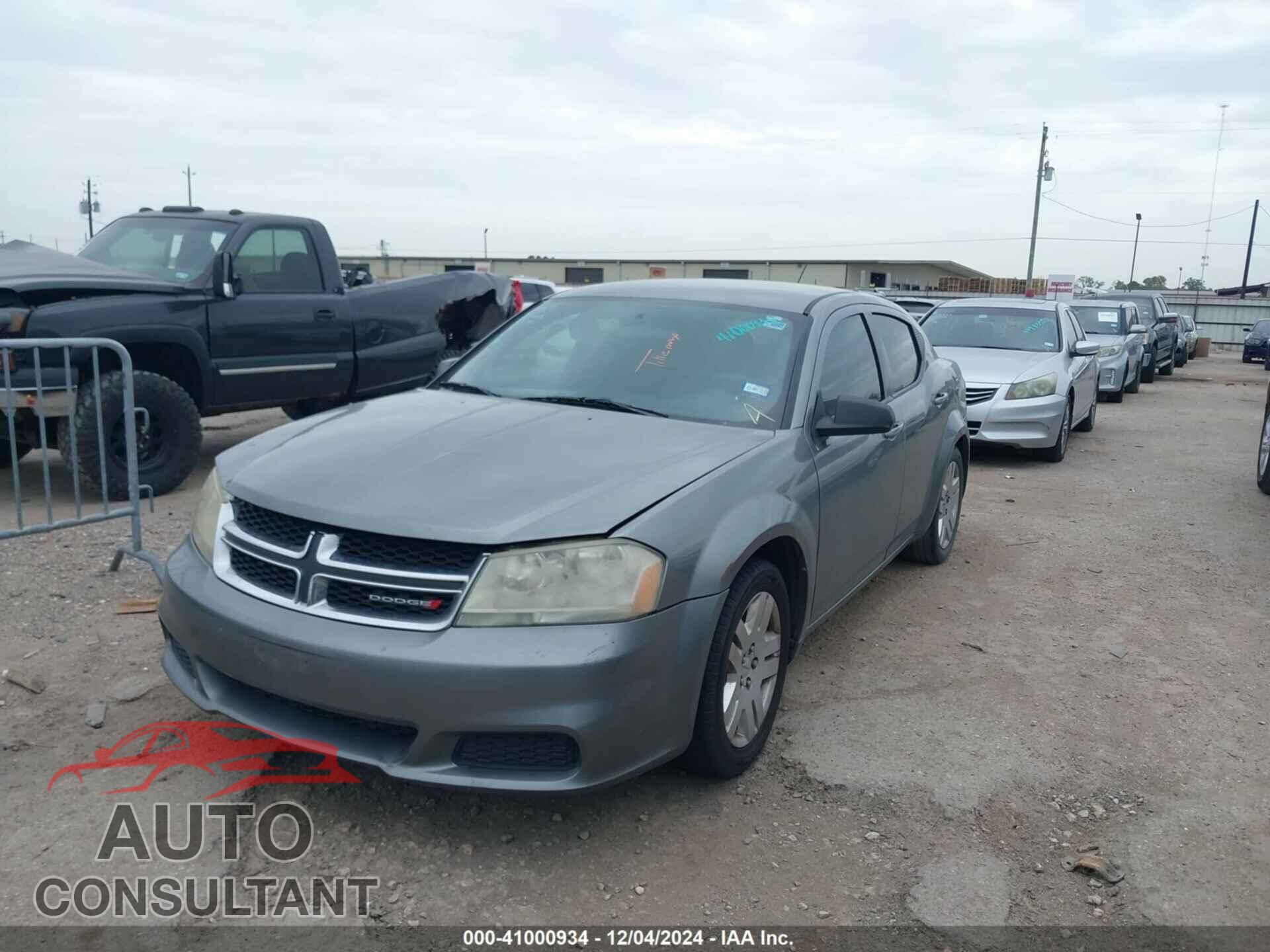 DODGE AVENGER 2013 - 1C3CDZAB2DN711590