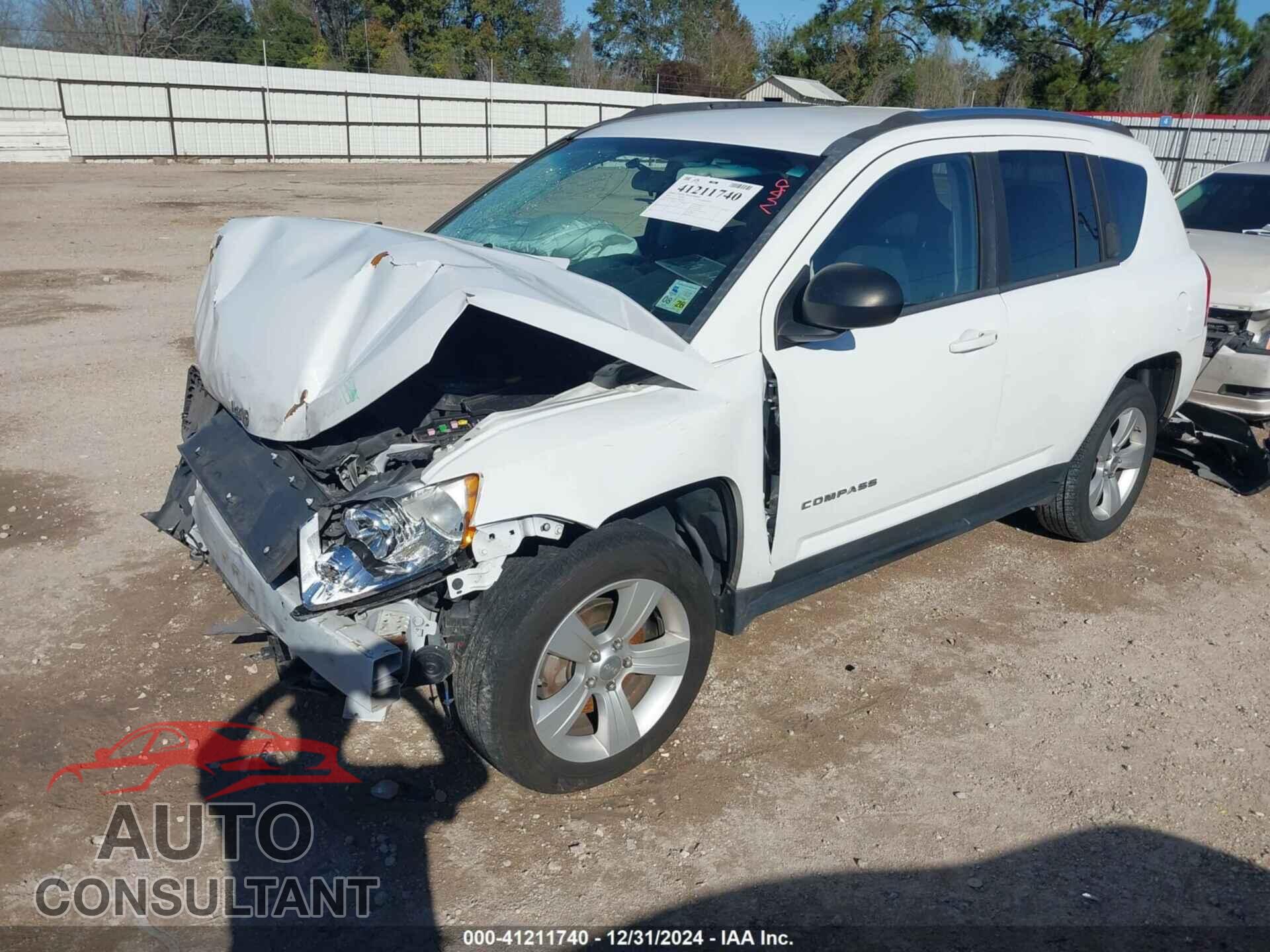 JEEP COMPASS 2012 - 1C4NJCBAXCD553813
