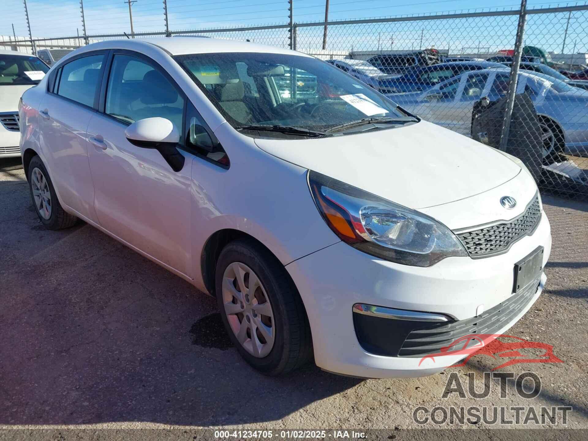 KIA RIO 2016 - KNADM4A37G6663060