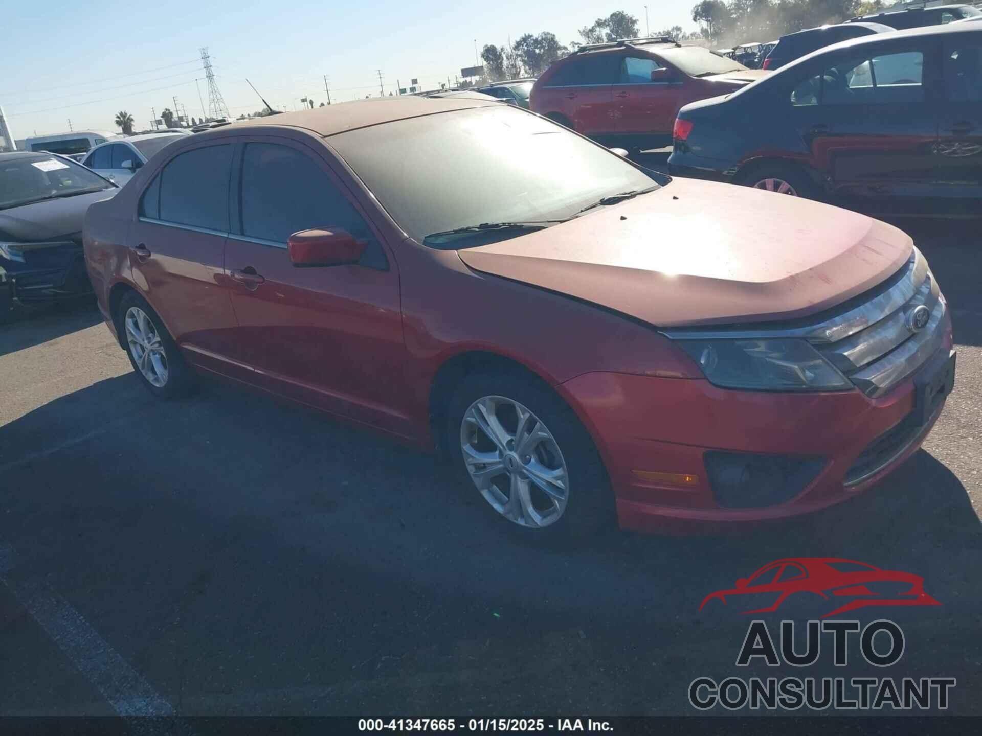 FORD FUSION 2012 - 3FAHP0HG1CR418187