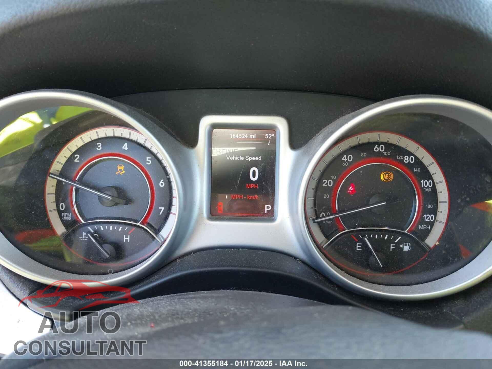 DODGE JOURNEY 2012 - 3C4PDCBG5CT144164