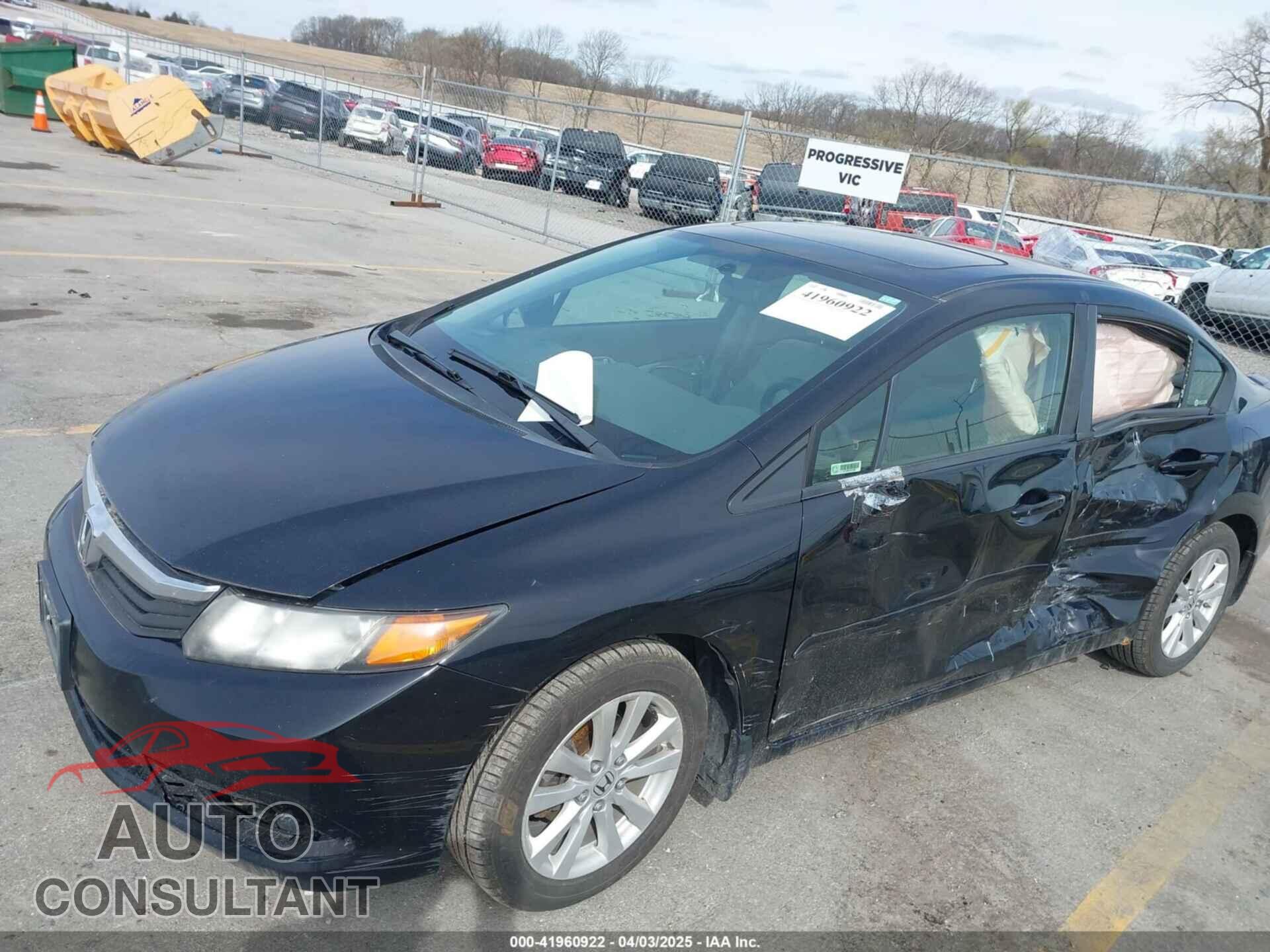 HONDA CIVIC 2012 - JHMFB2F84CS002015
