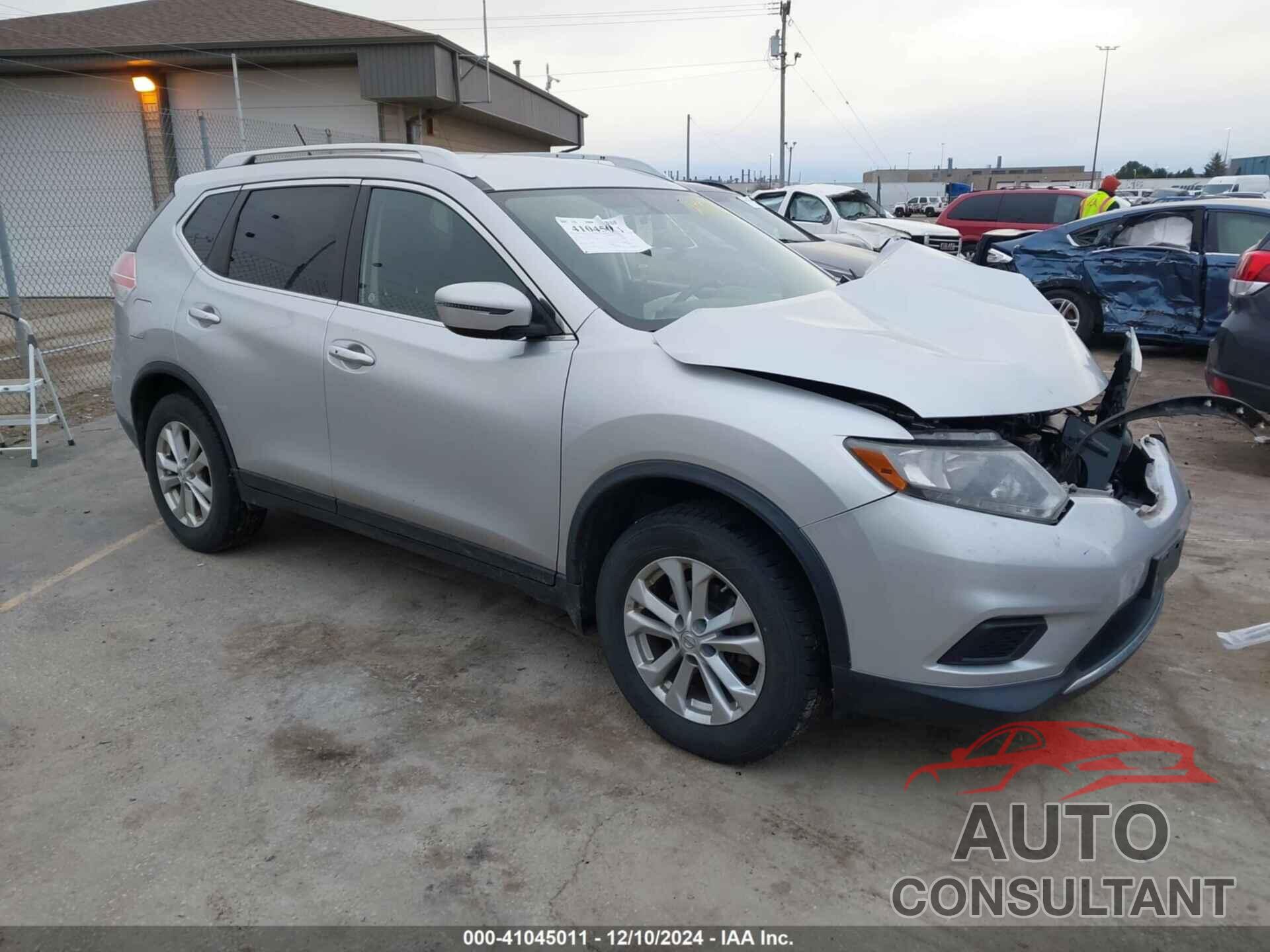 NISSAN ROGUE 2016 - KNMAT2MV1GP601240