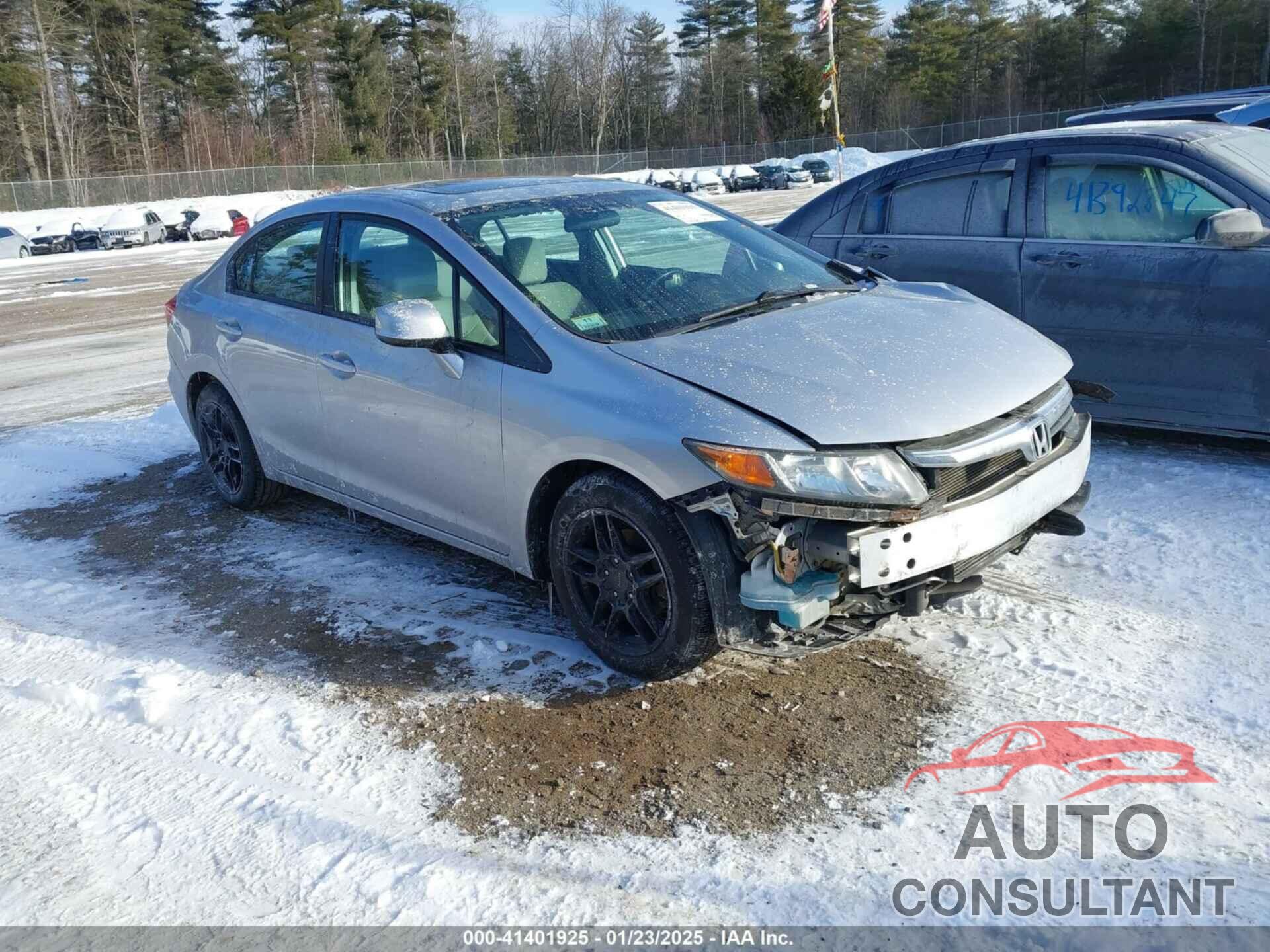 HONDA CIVIC 2012 - 19XFB2F8XCE322461