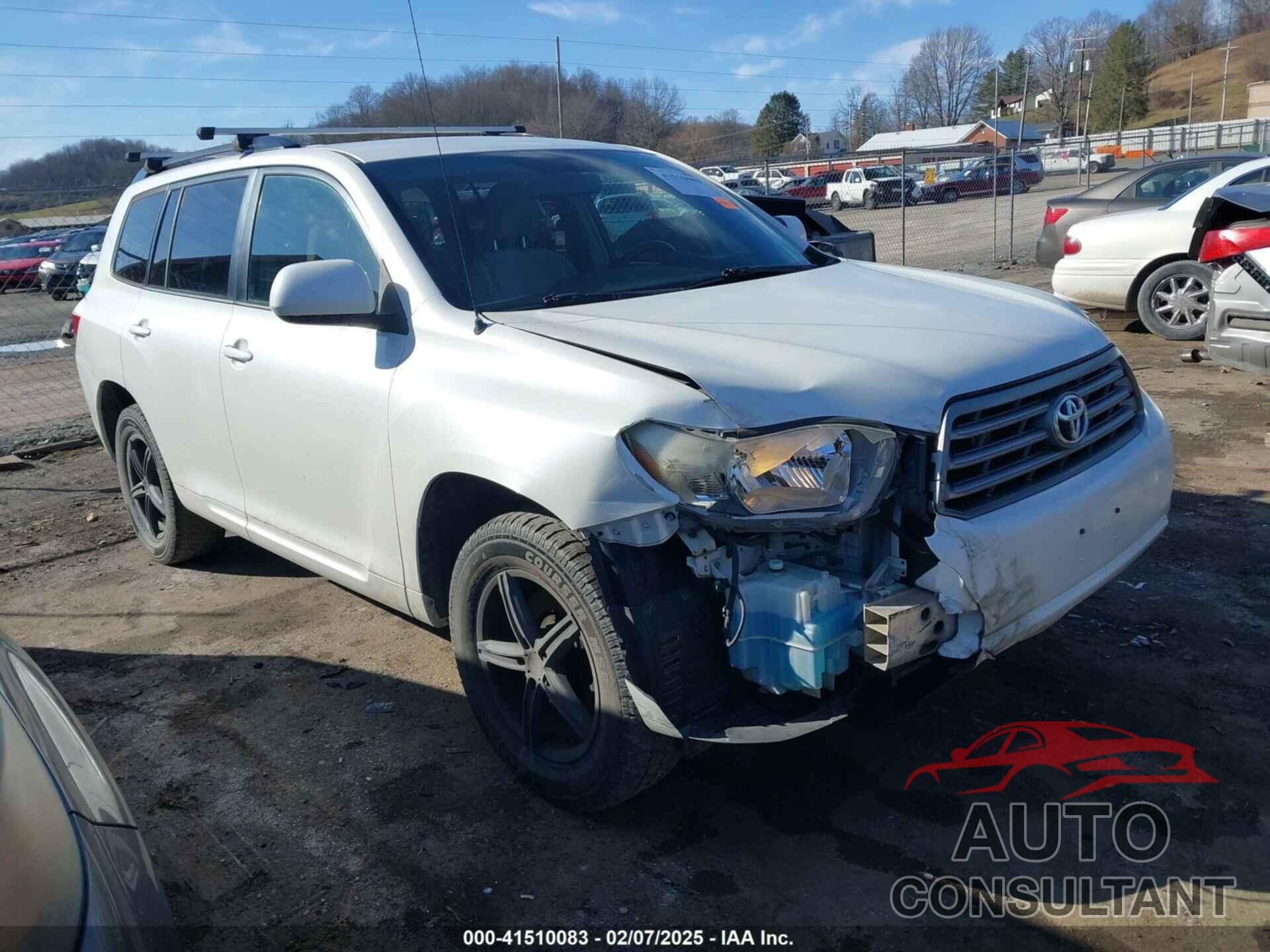 TOYOTA HIGHLANDER 2009 - JTEES41A092128461