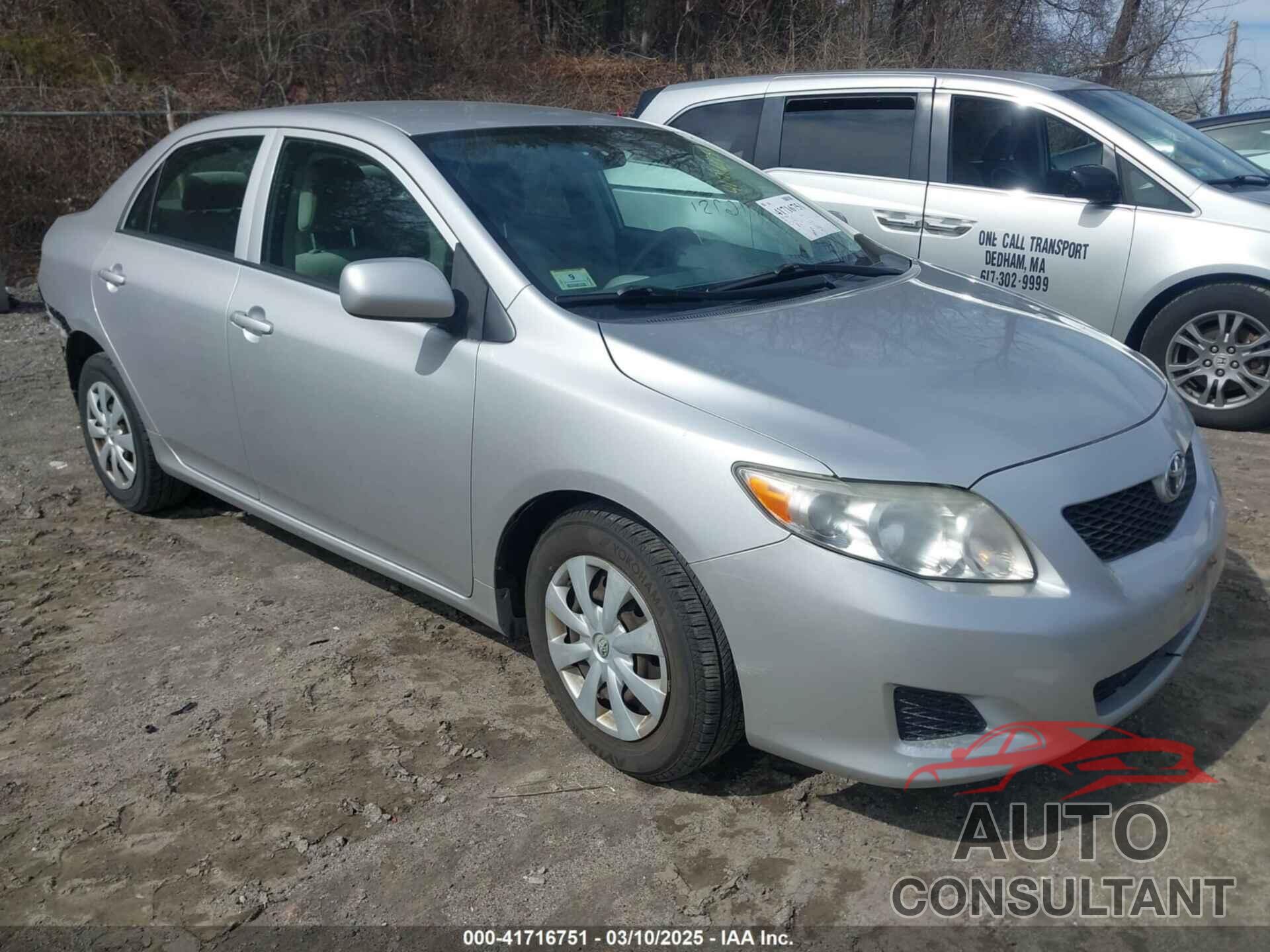 TOYOTA COROLLA 2009 - 1NXBU40E99Z080173