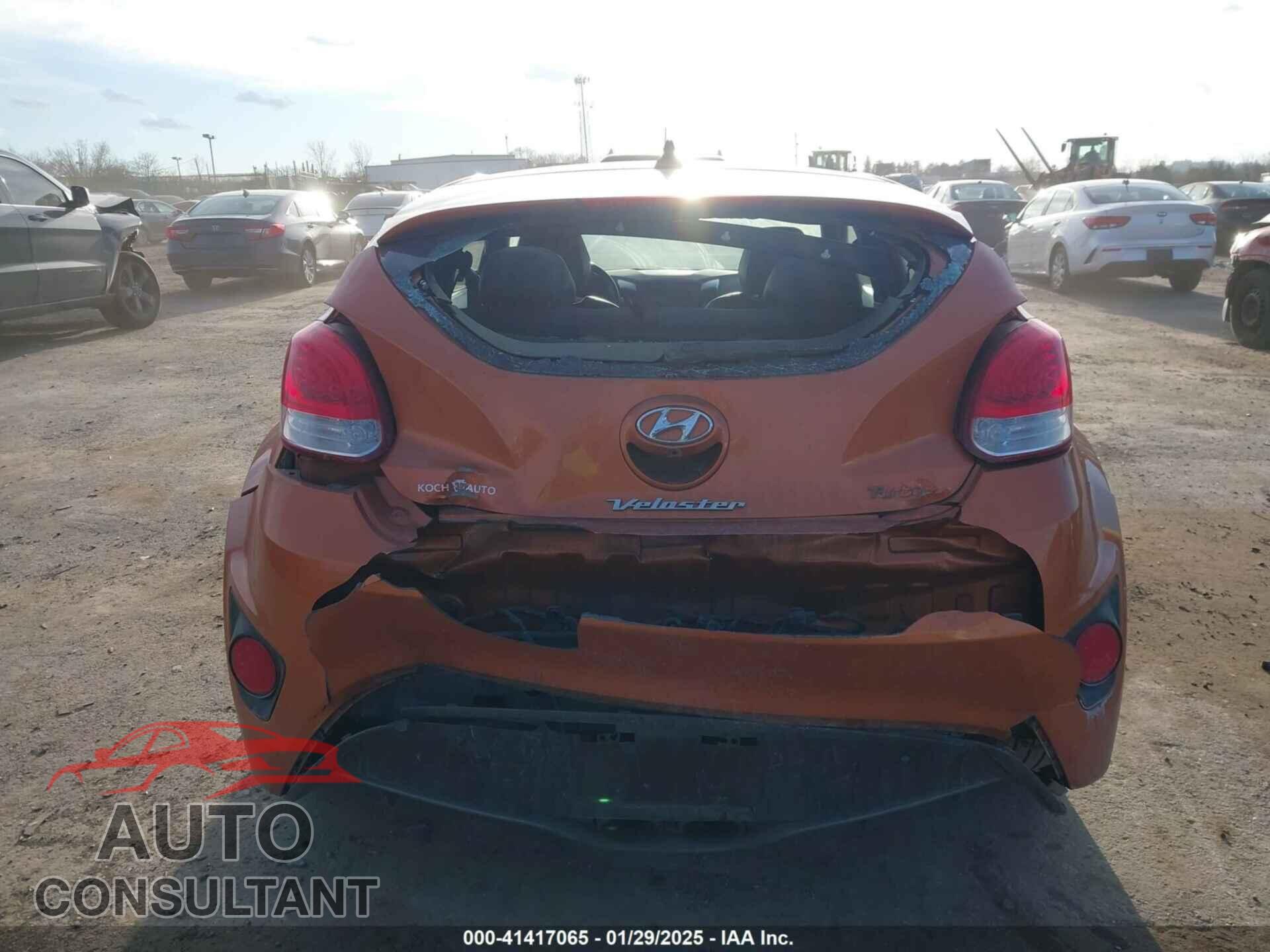 HYUNDAI VELOSTER 2016 - KMHTC6AE2GU265437