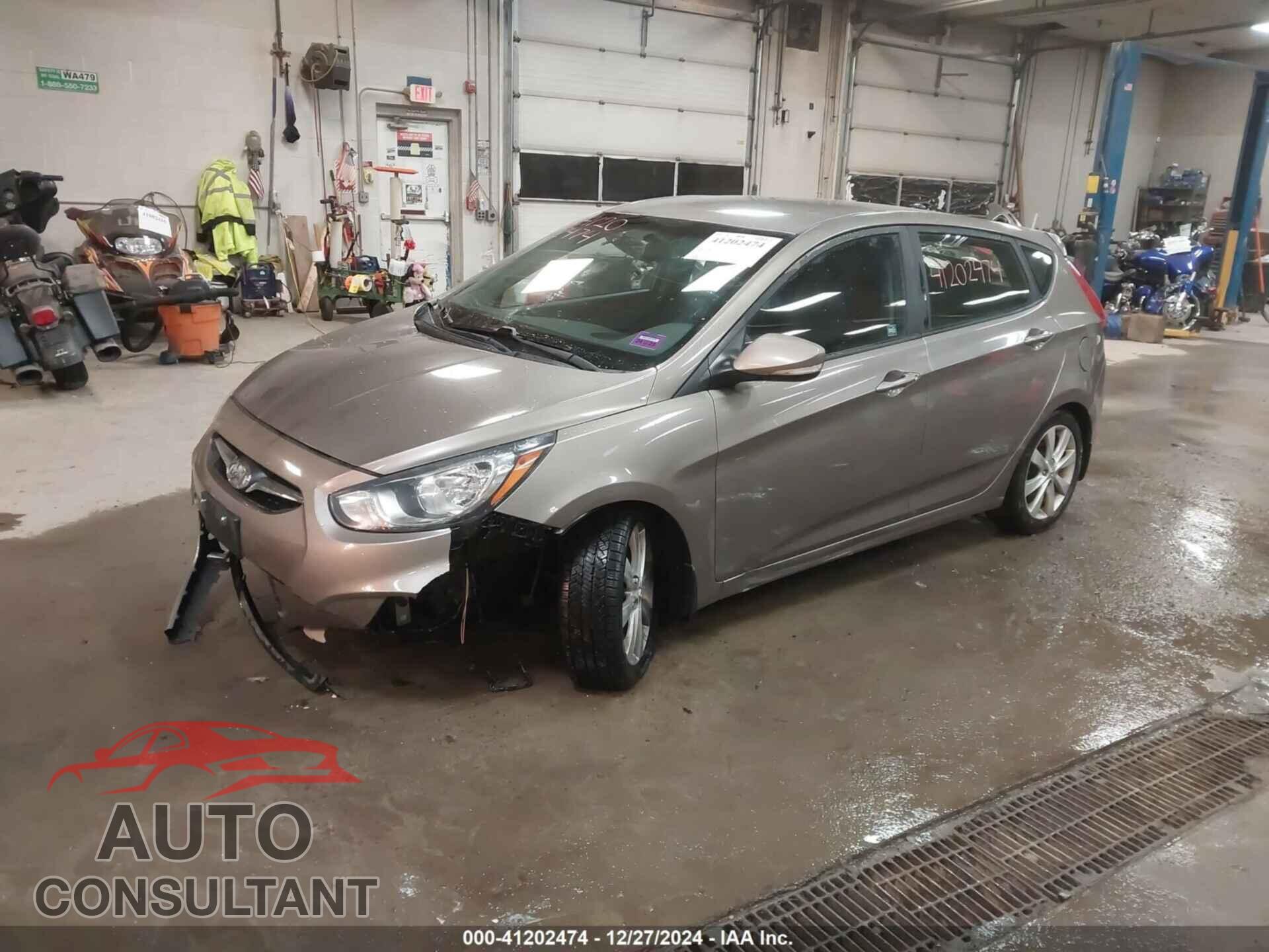 HYUNDAI ACCENT 2013 - KMHCU5AE7DU111647