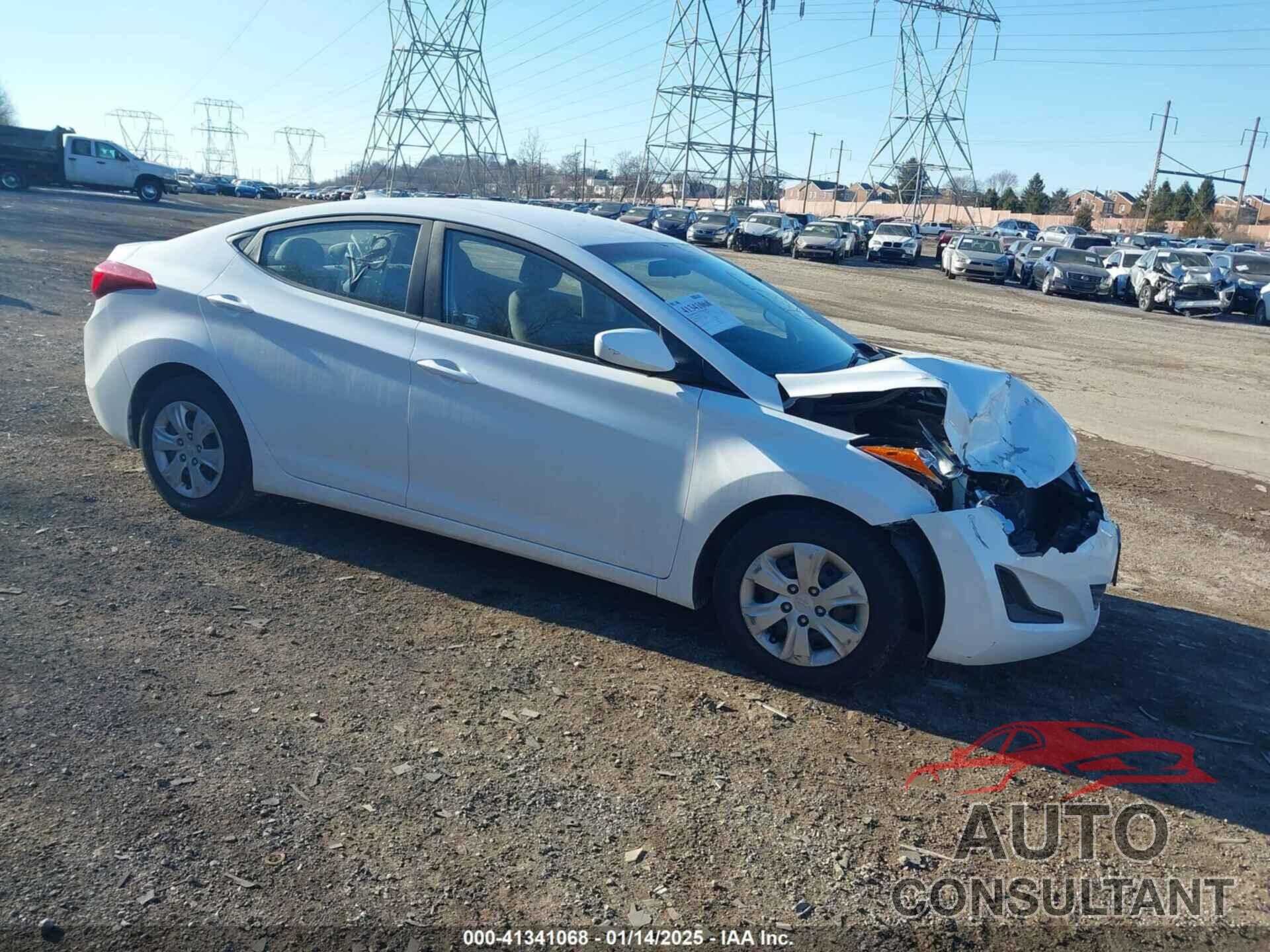 HYUNDAI ELANTRA 2016 - 5NPDH4AE2GH786473