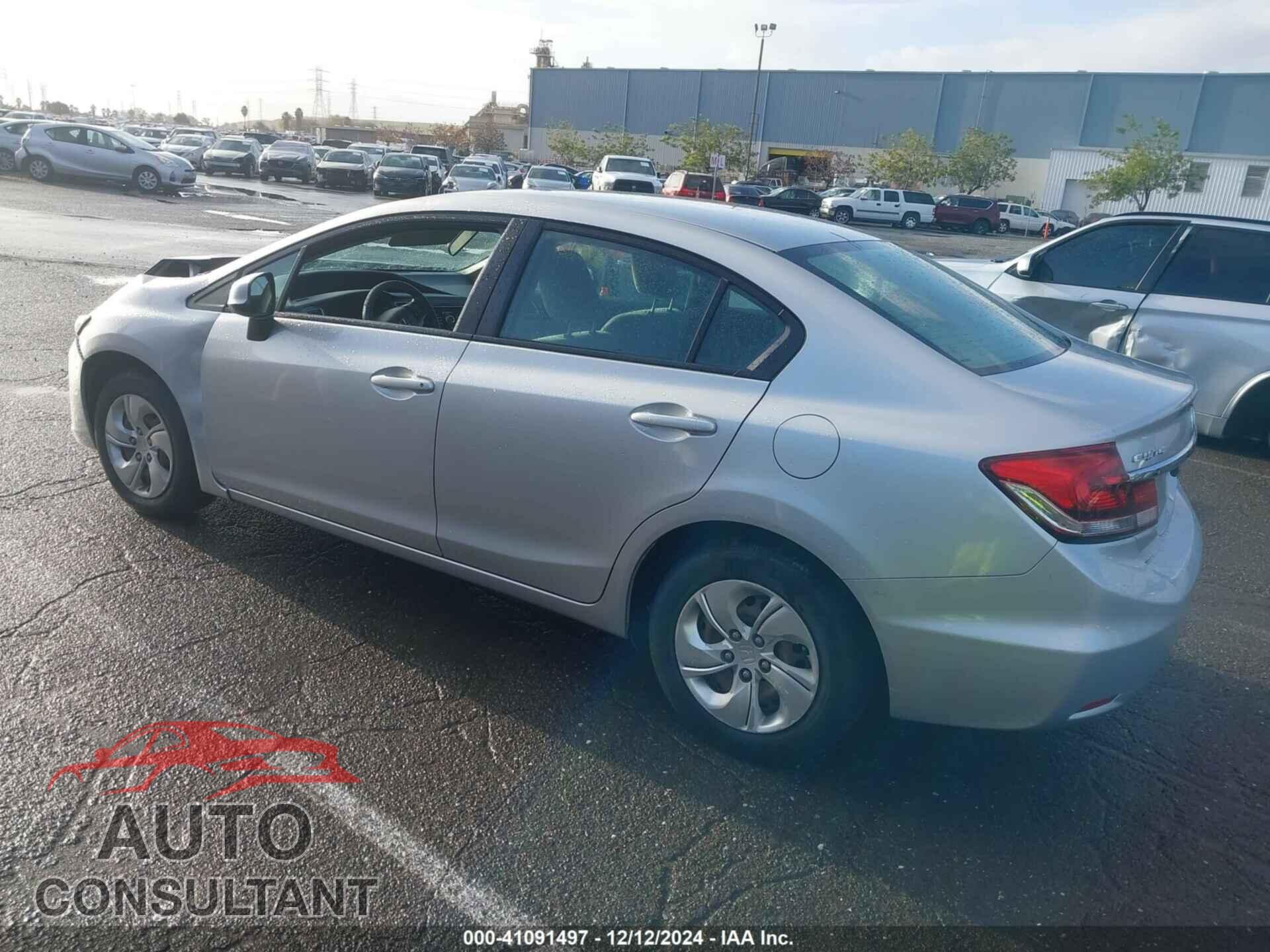 HONDA CIVIC 2013 - 19XFB2F55DE224347