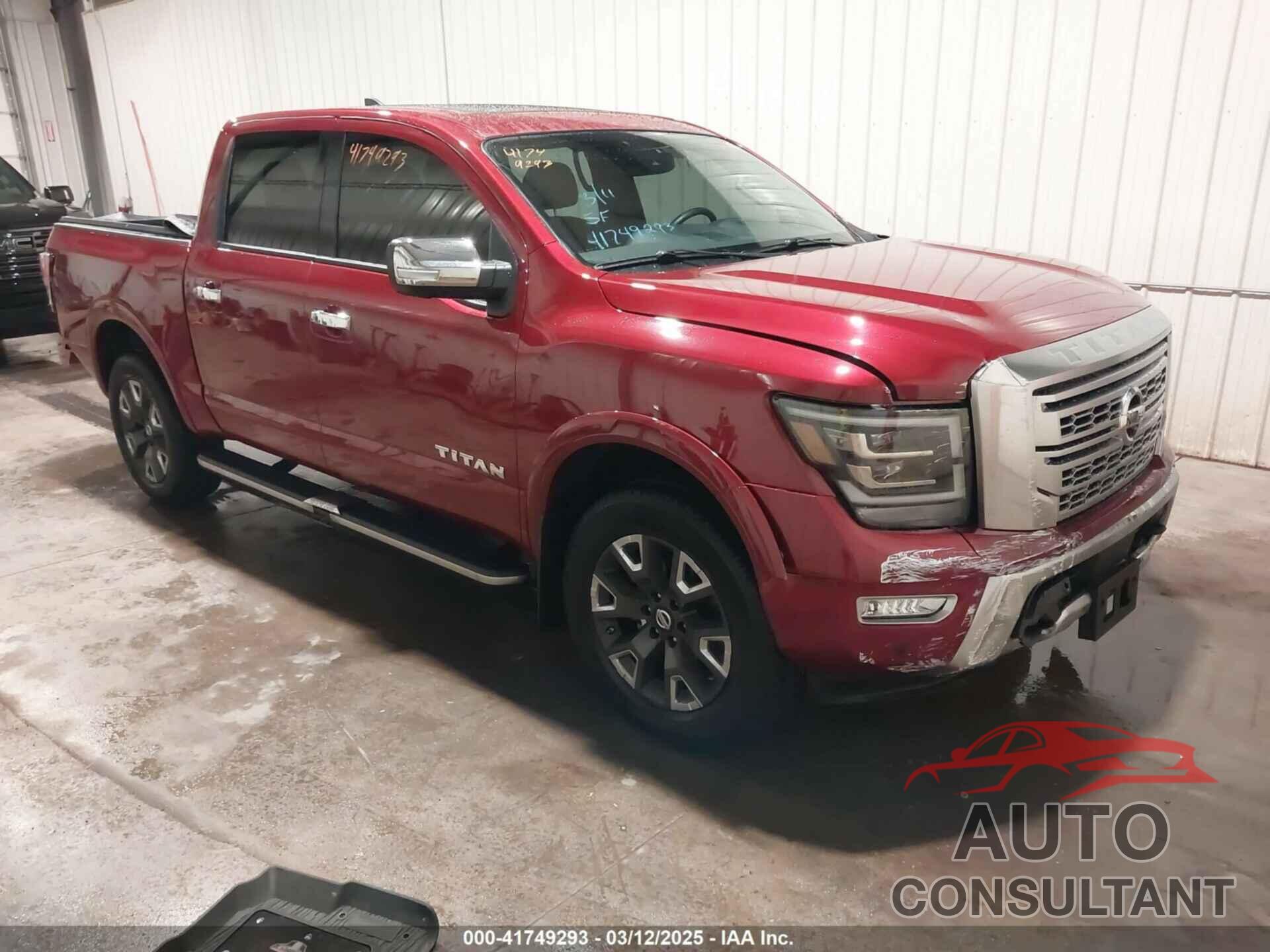 NISSAN TITAN 2022 - 1N6AA1ED1NN102658