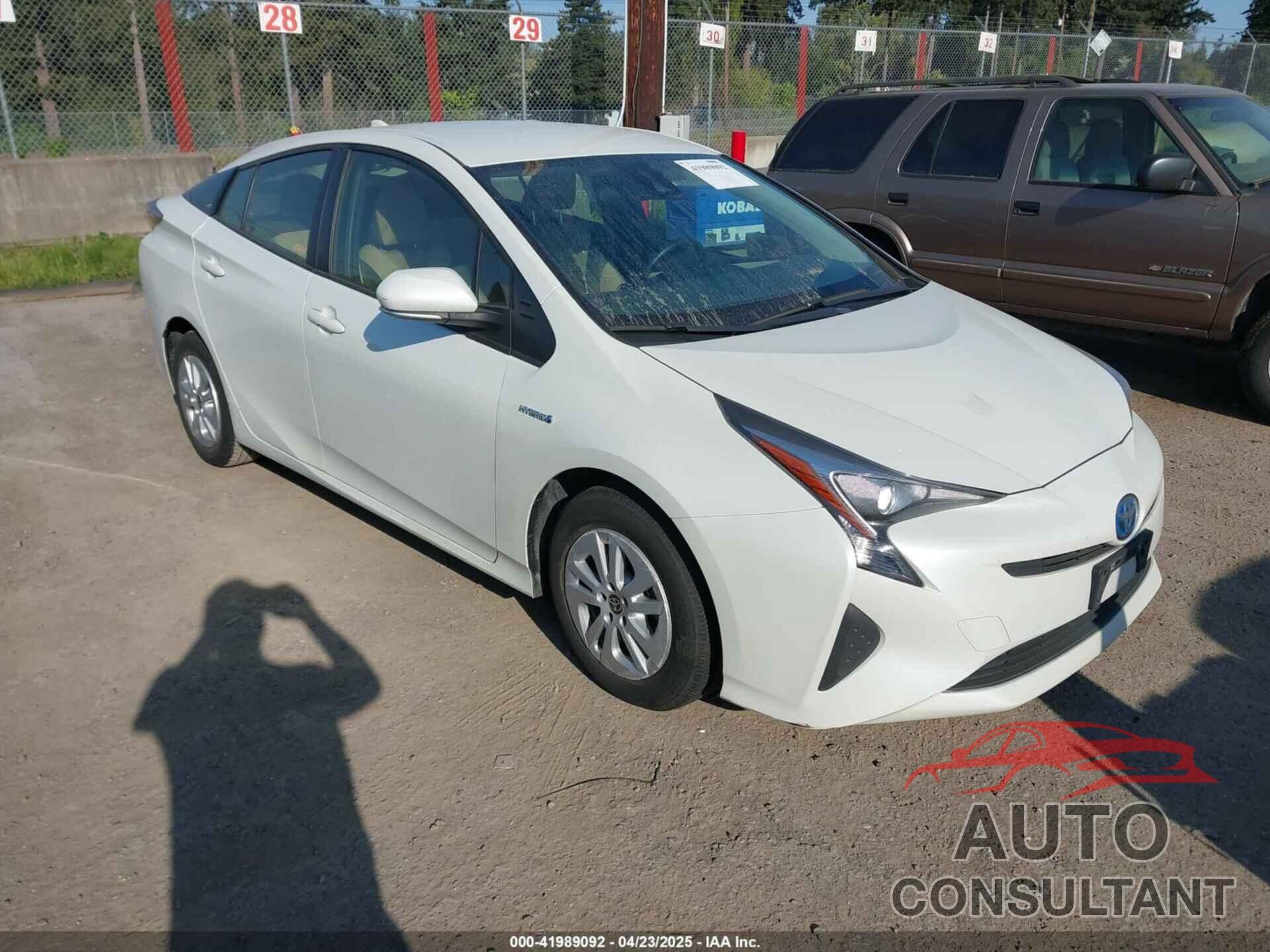TOYOTA PRIUS 2017 - JTDKBRFU4H3027696