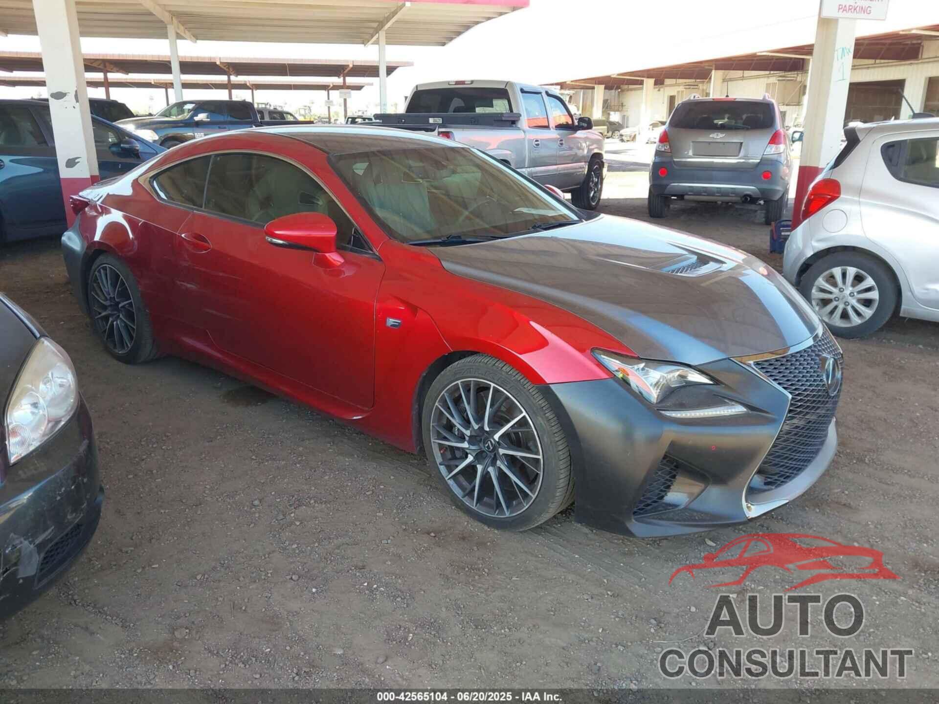 LEXUS RC F 2015 - JTHHP5BCXF5004263