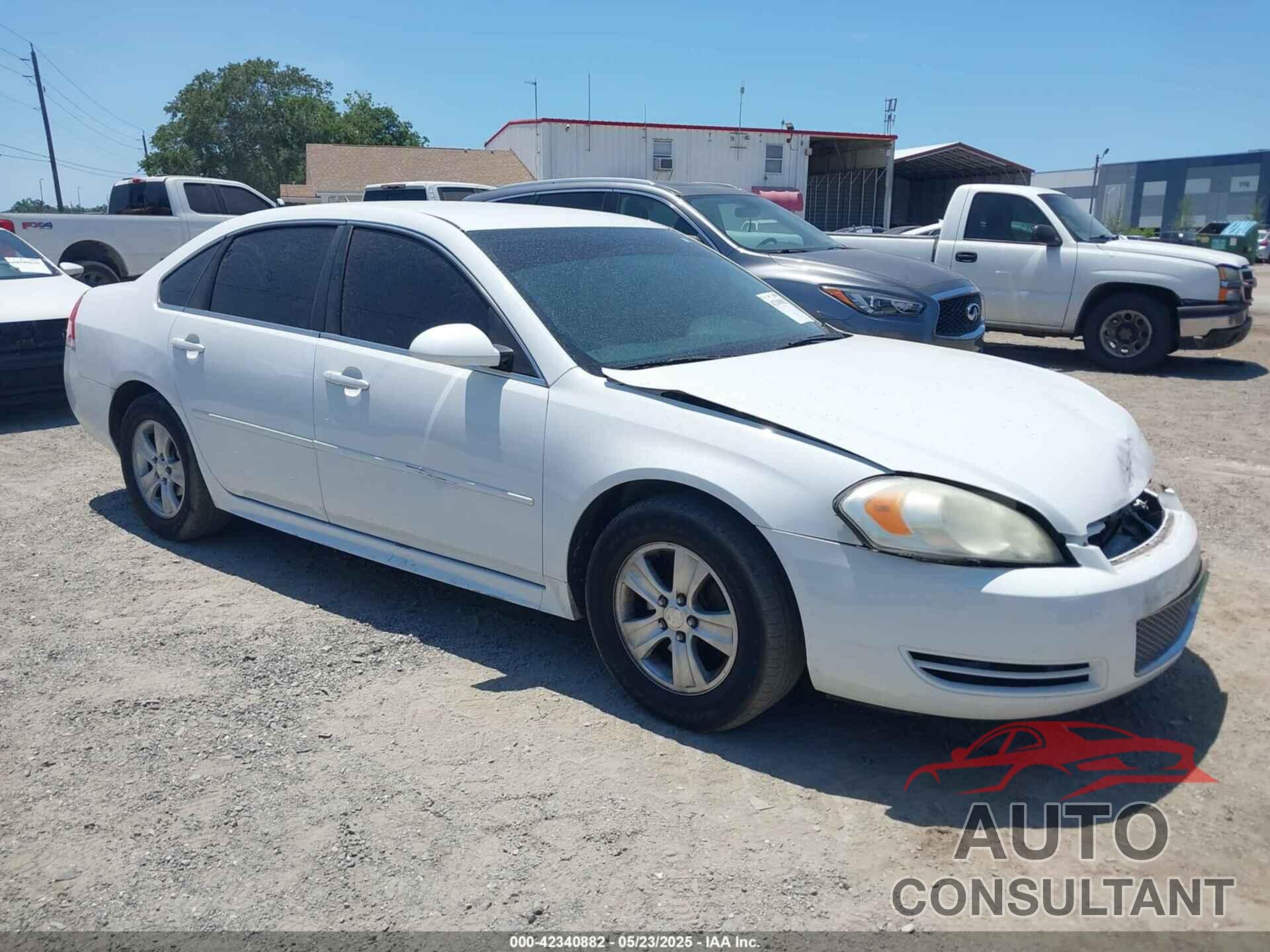 CHEVROLET IMPALA 2012 - 2G1WA5E35C1152171