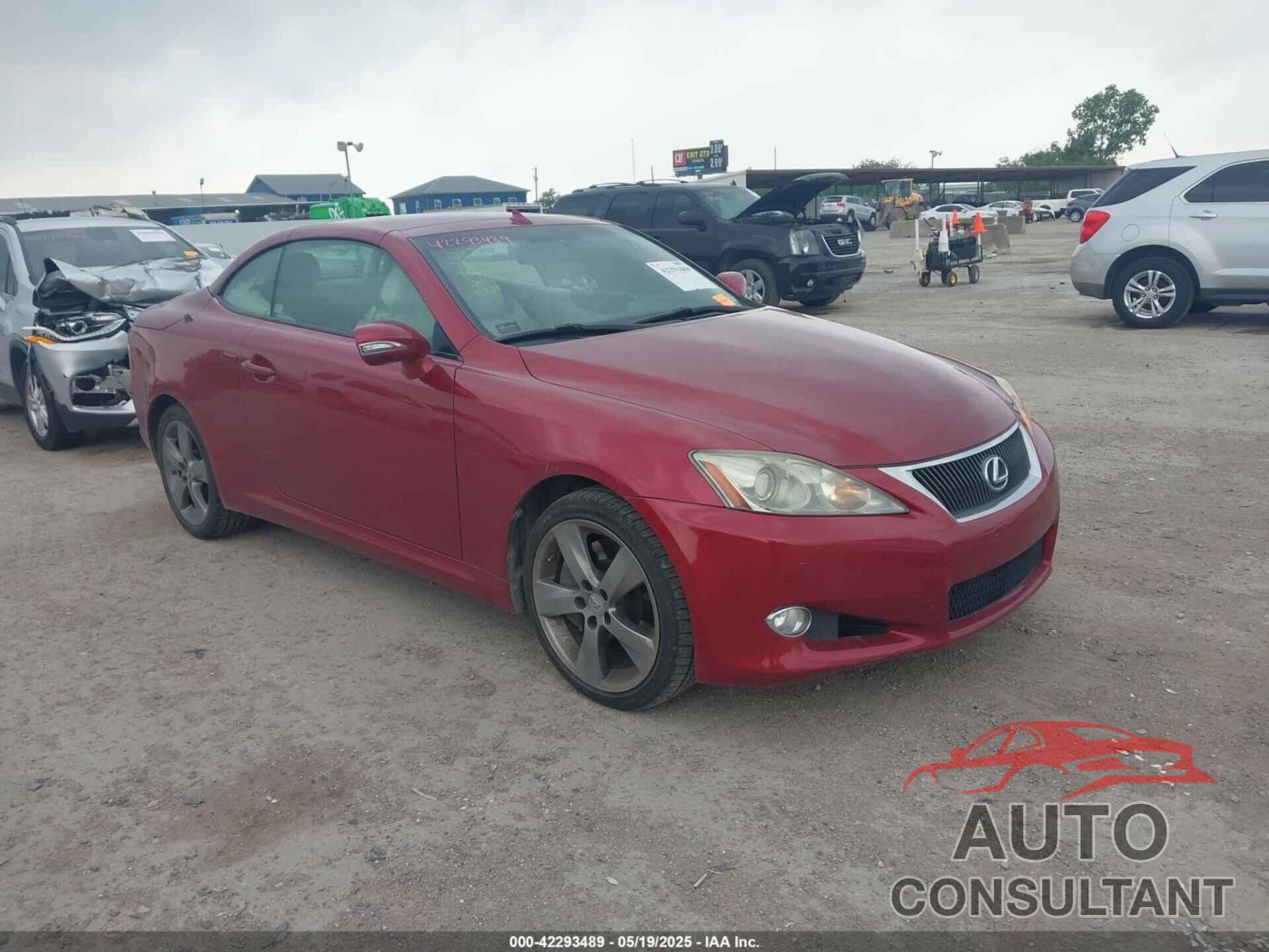 LEXUS IS 350C 2010 - JTHFE2C28A2502005