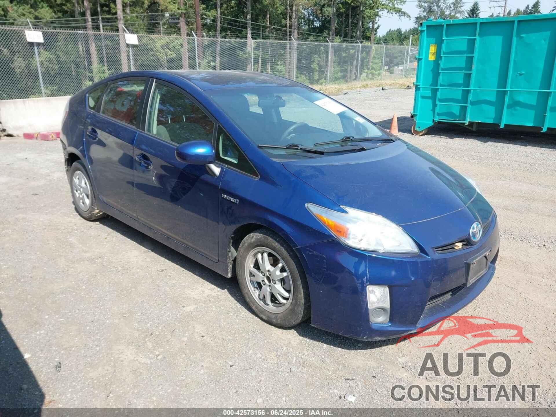 TOYOTA PRIUS 2011 - JTDKN3DU9B0260277