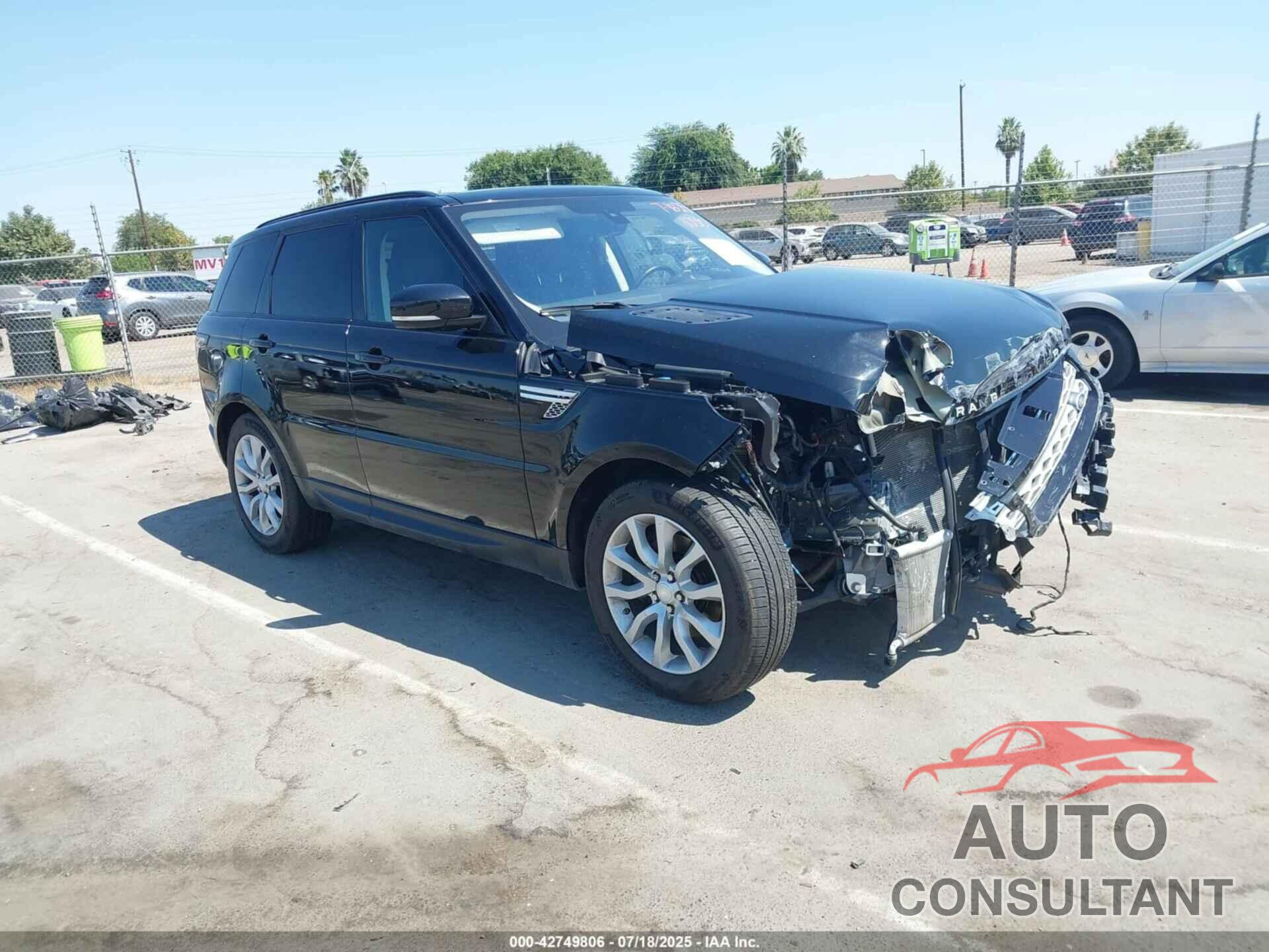 LAND ROVER RANGE ROVER SPORT 2016 - SALWR2KF5GA663249