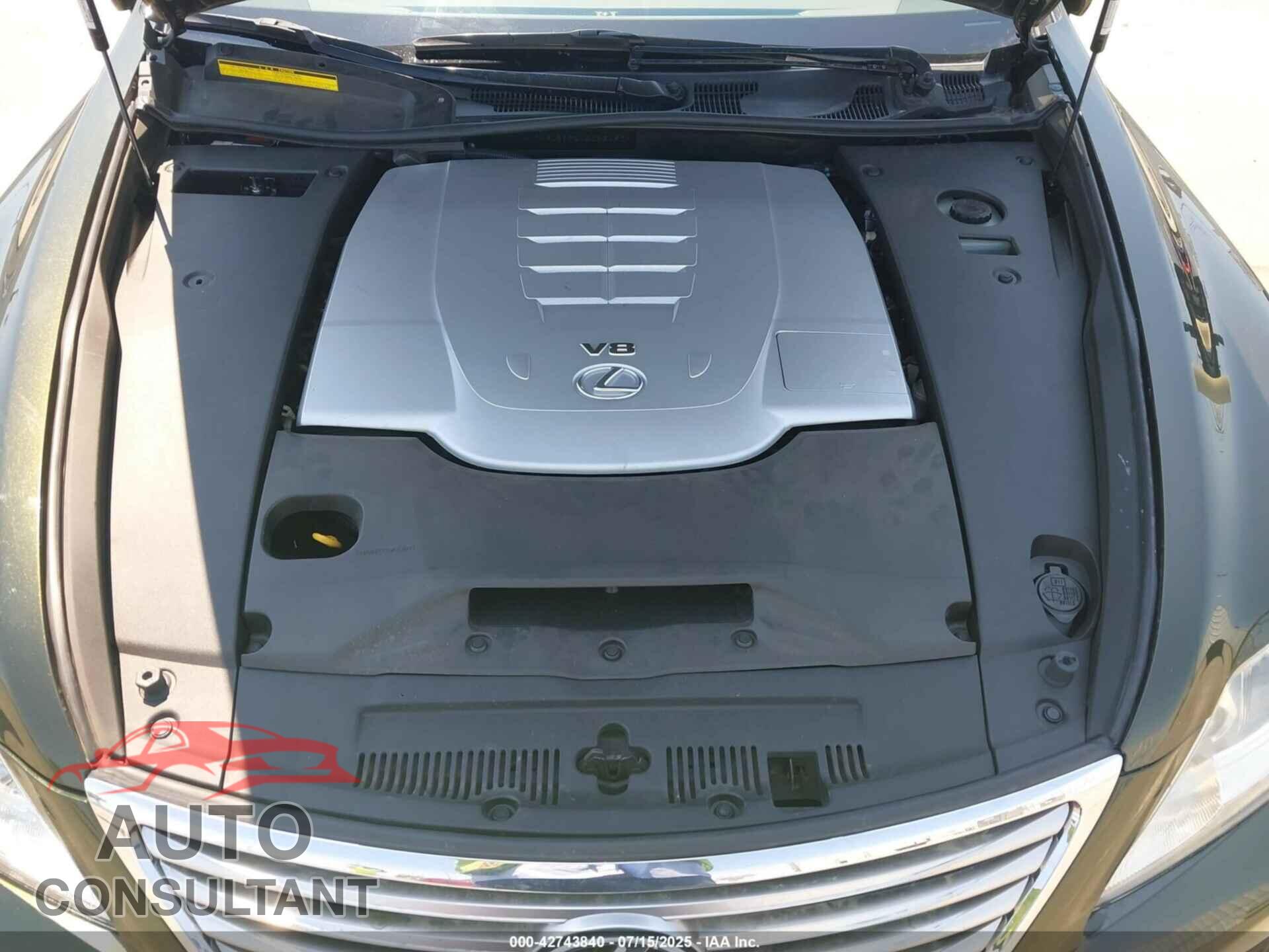 LEXUS LS 460 2010 - JTHBL5EF5A5092493
