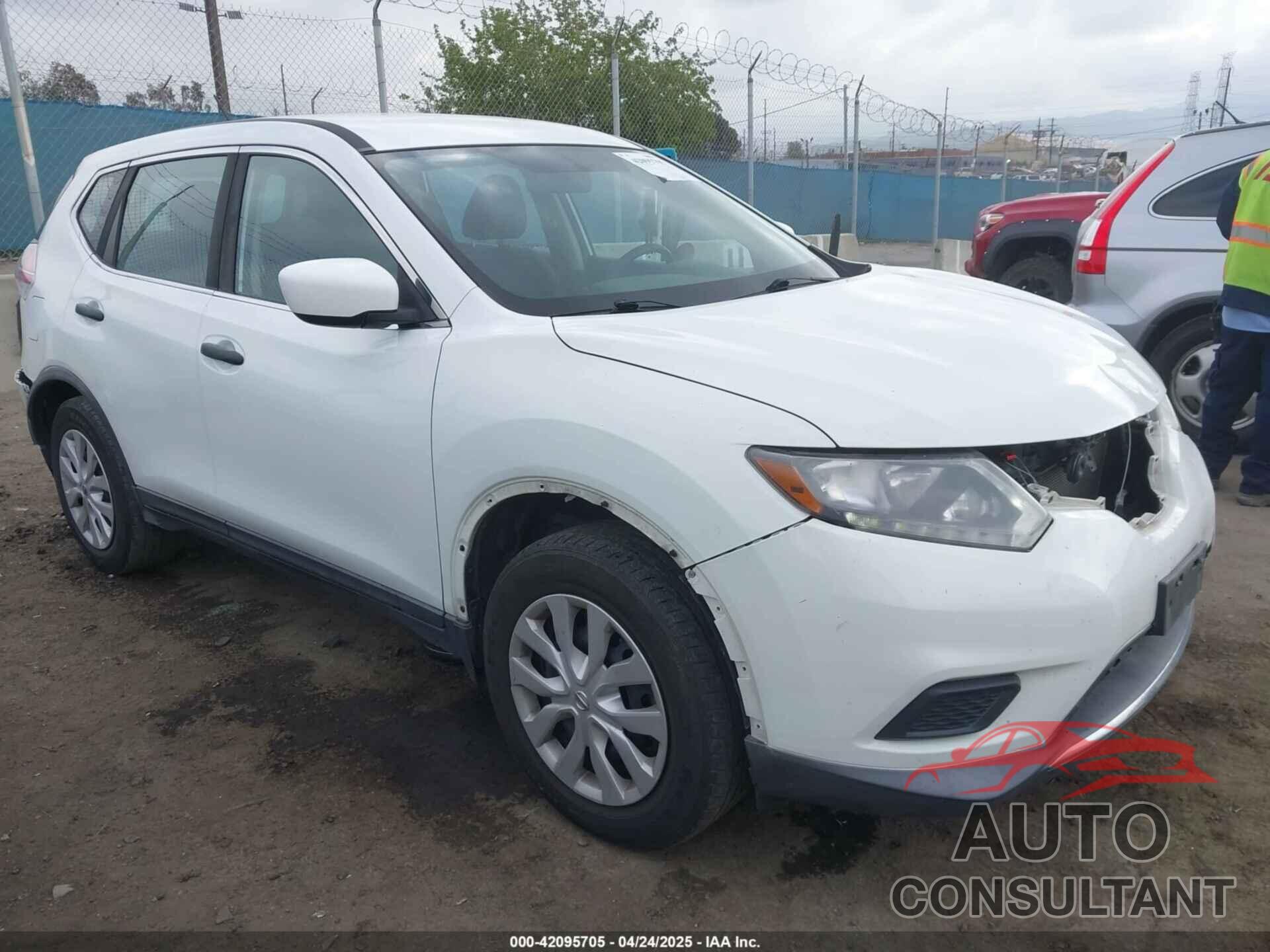 NISSAN ROGUE 2016 - KNMAT2MT6GP663229