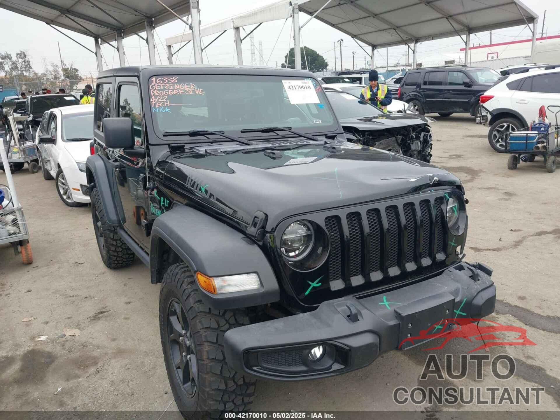 JEEP WRANGLER 2021 - 1C4GJXAN5MW627228