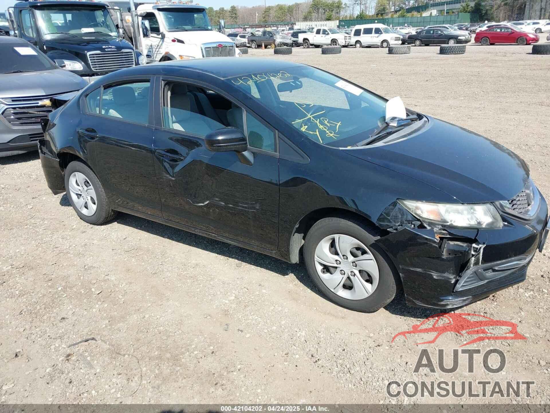 HONDA CIVIC 2014 - 19XFB2F55EE219490