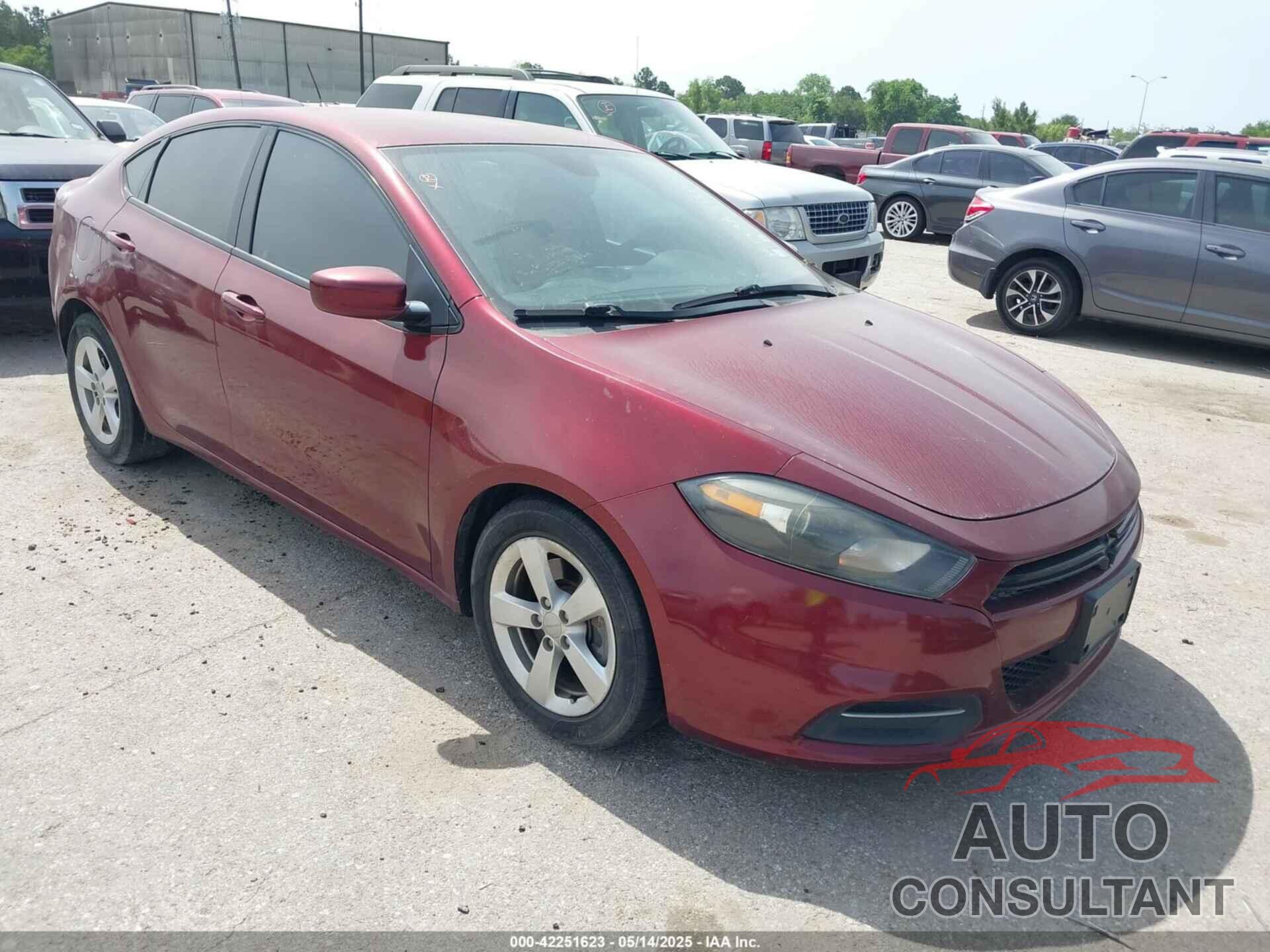 DODGE DART 2015 - 1C3CDFBB3FD362882