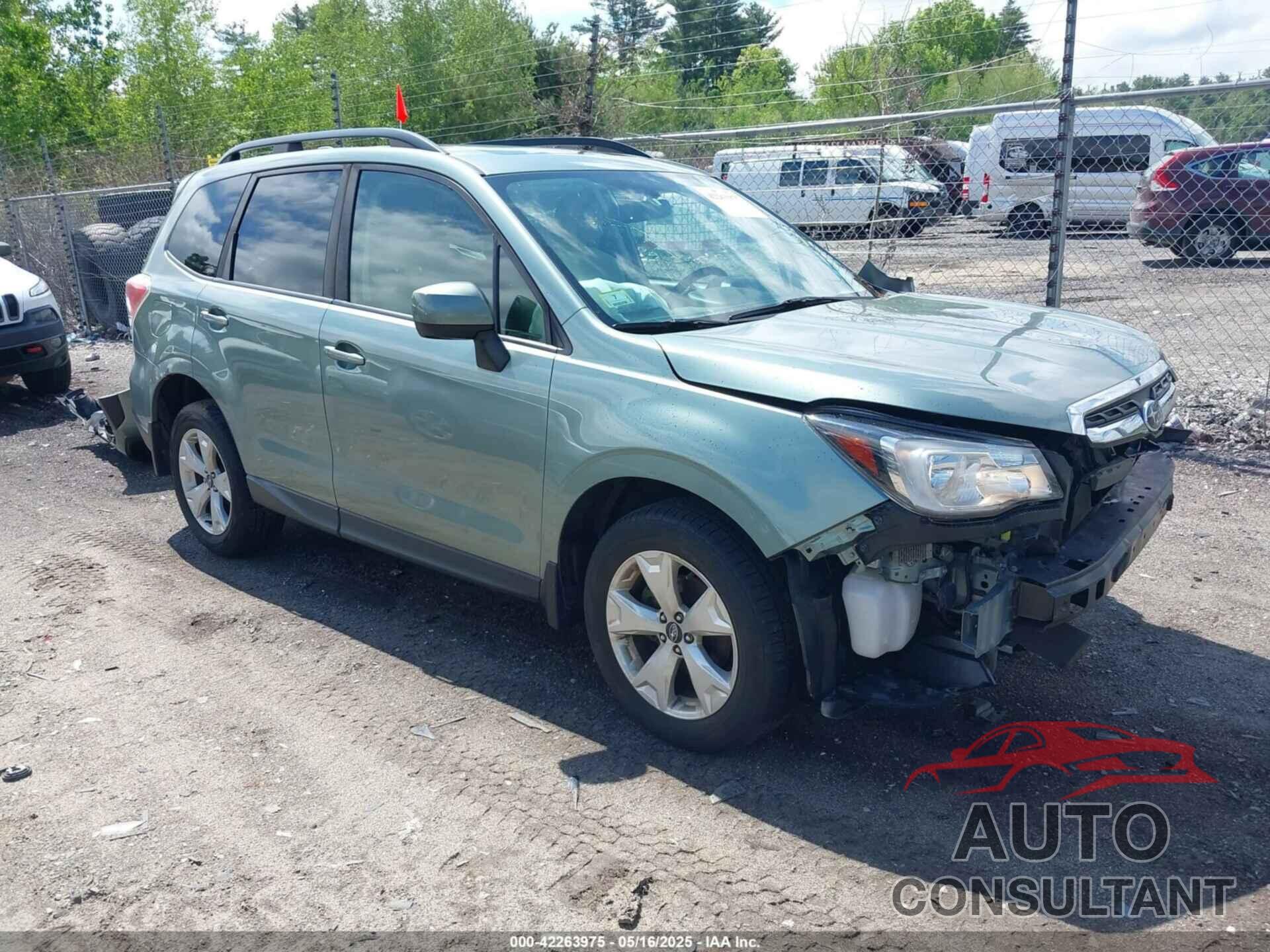 SUBARU FORESTER 2018 - JF2SJAEC5JH539460