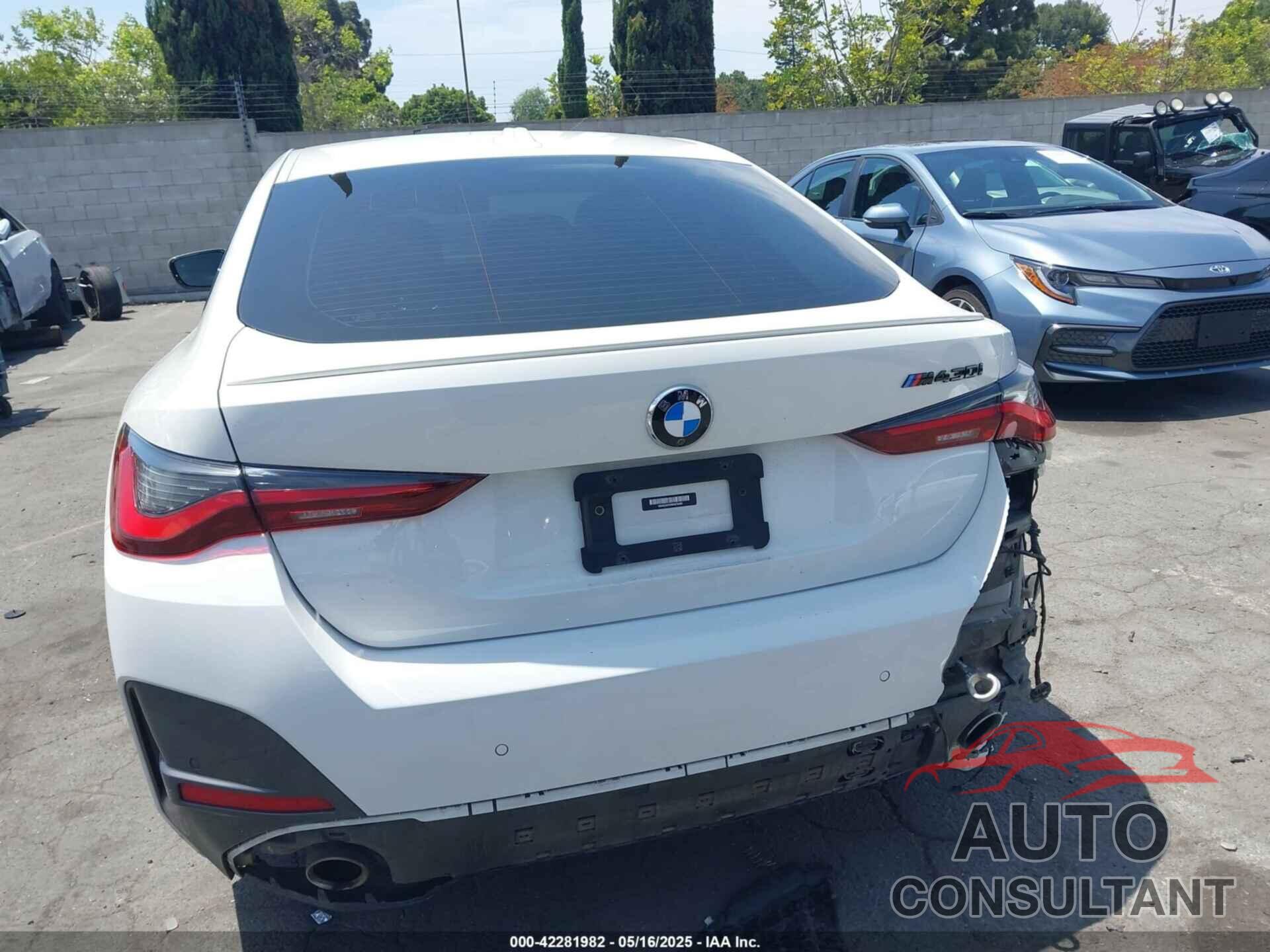 BMW 430I GRAN COUPE 2022 - WBA63AV03NFM76468