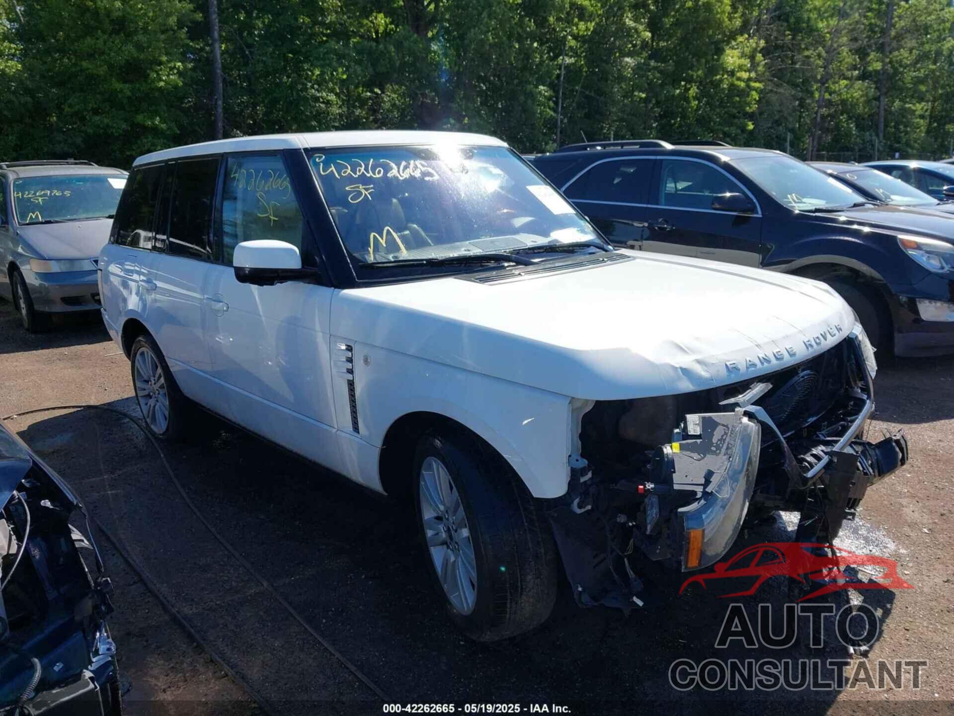 LAND ROVER RANGE ROVER 2012 - SALMF1D43CA374810