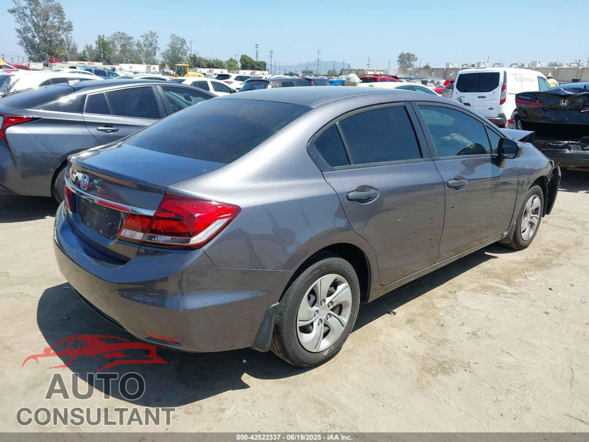 HONDA CIVIC 2014 - 19XFB2F54EE269720